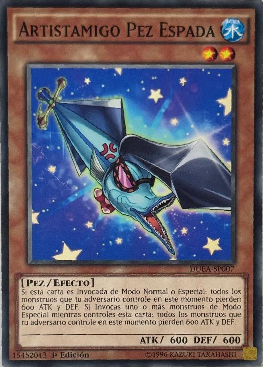 Yugioh! Artistamigo Pez Espada DUEA-SP007 1a Edición