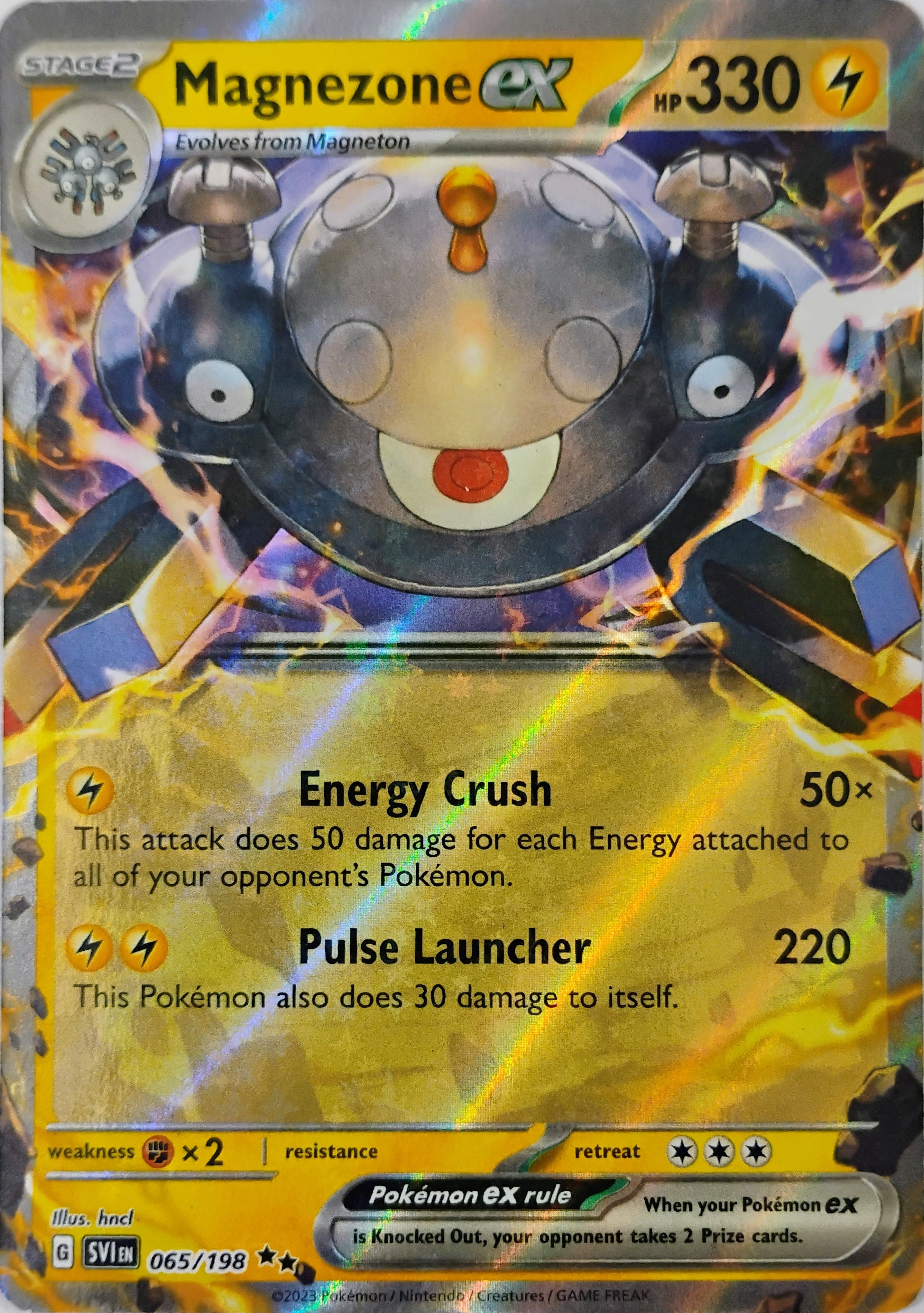 Pokémon tcg Magnezone Ex 065/198