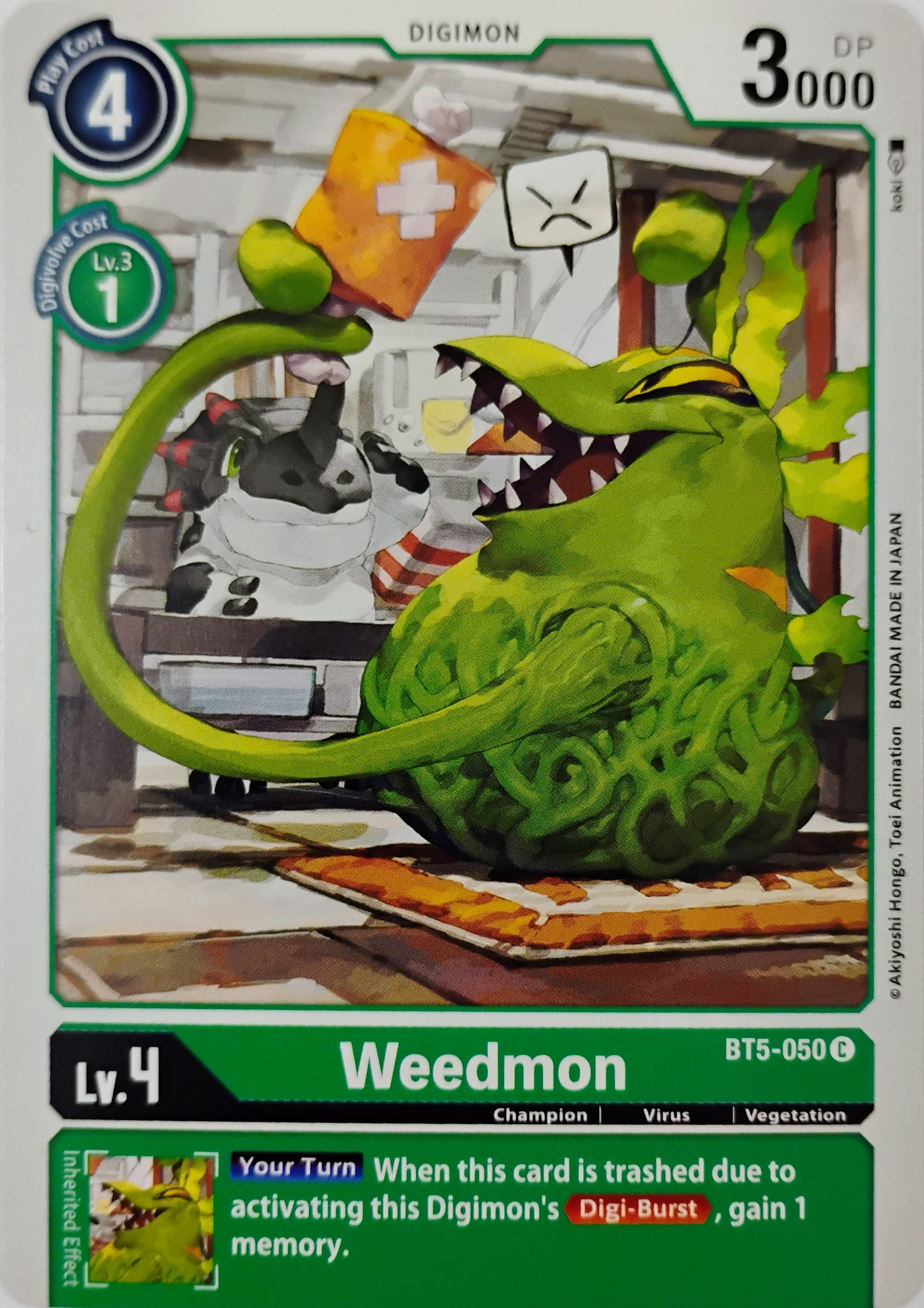 Digimon tcg Weedmon Bt5-050