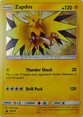 Pokémon tcg Zapdos Sm145 Holo