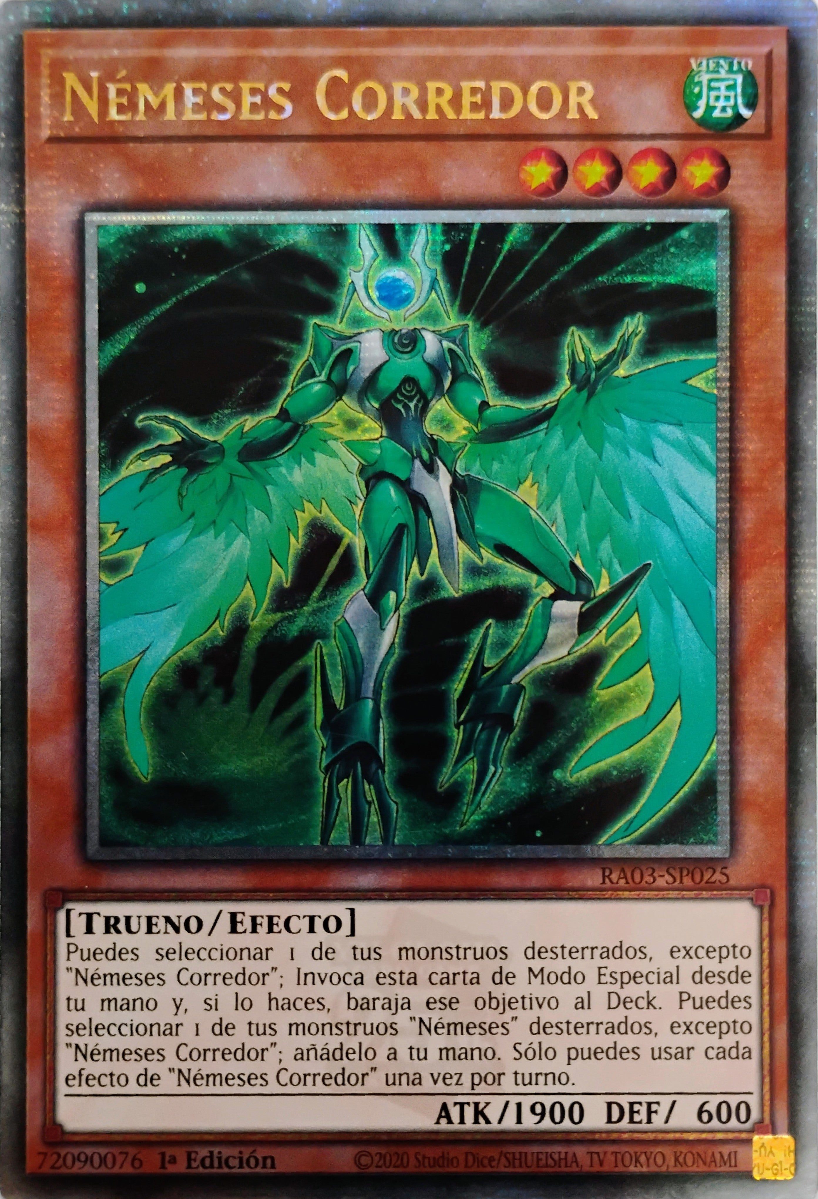 Yugioh! Nemeses Corredor Ra03-sp025 Quarter Century