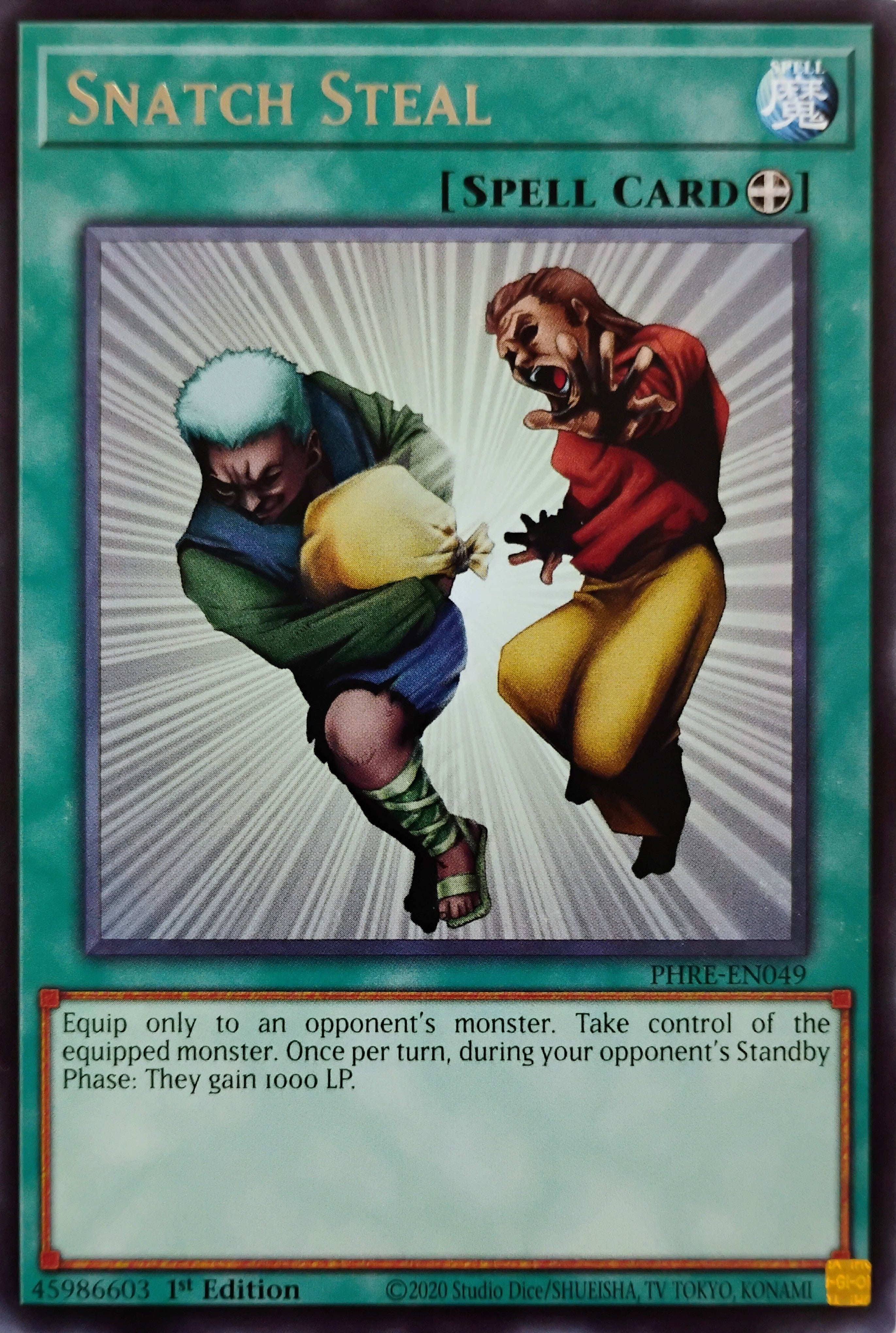 Yugioh! Snatch Steal Phre-en049 1st Edition Rara