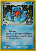 Pokémon tcg Totodile 78/115 Holo (Ex Unseen Forces)