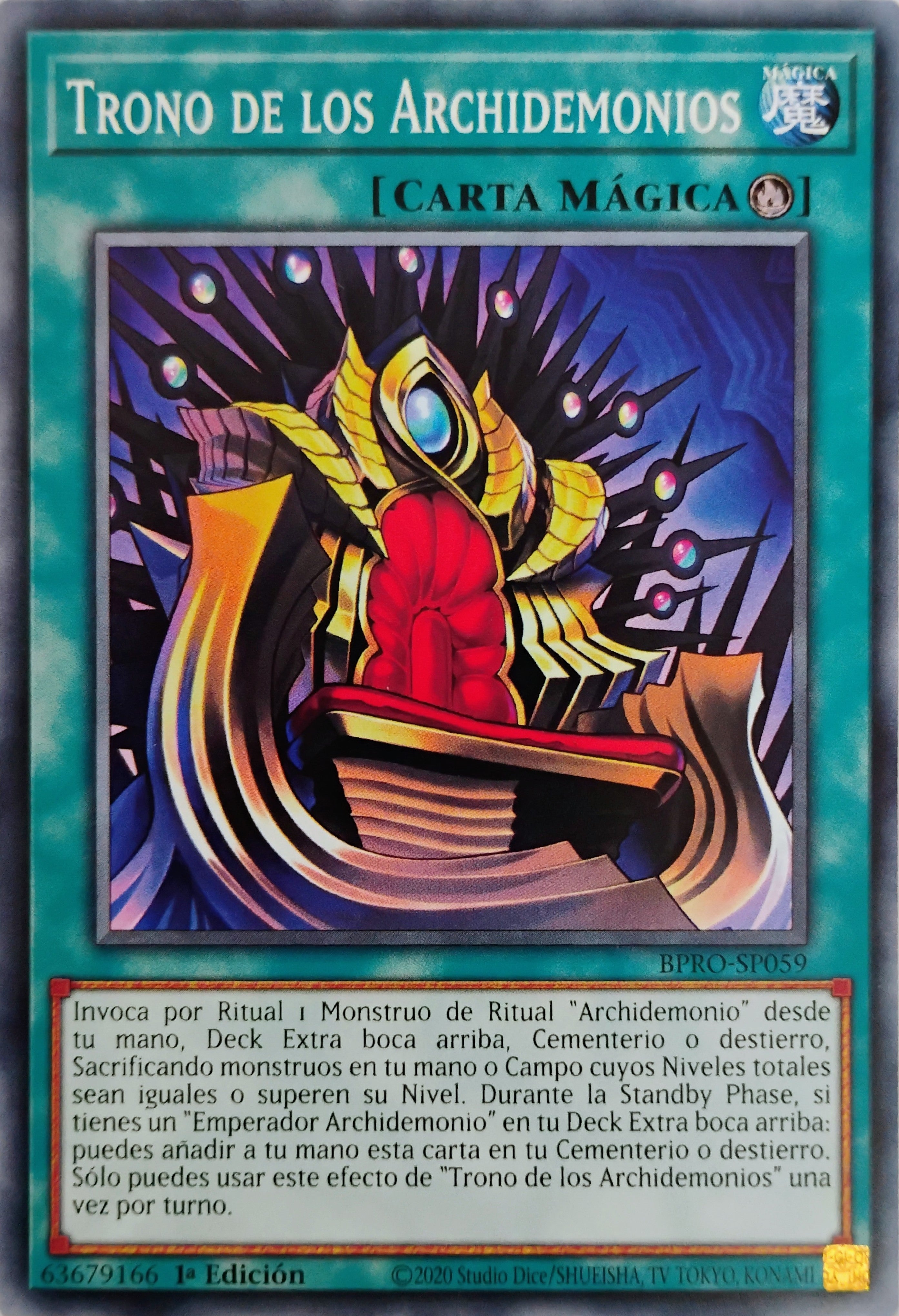 Yugioh! Trono de los Archidemonios Phro-sp059