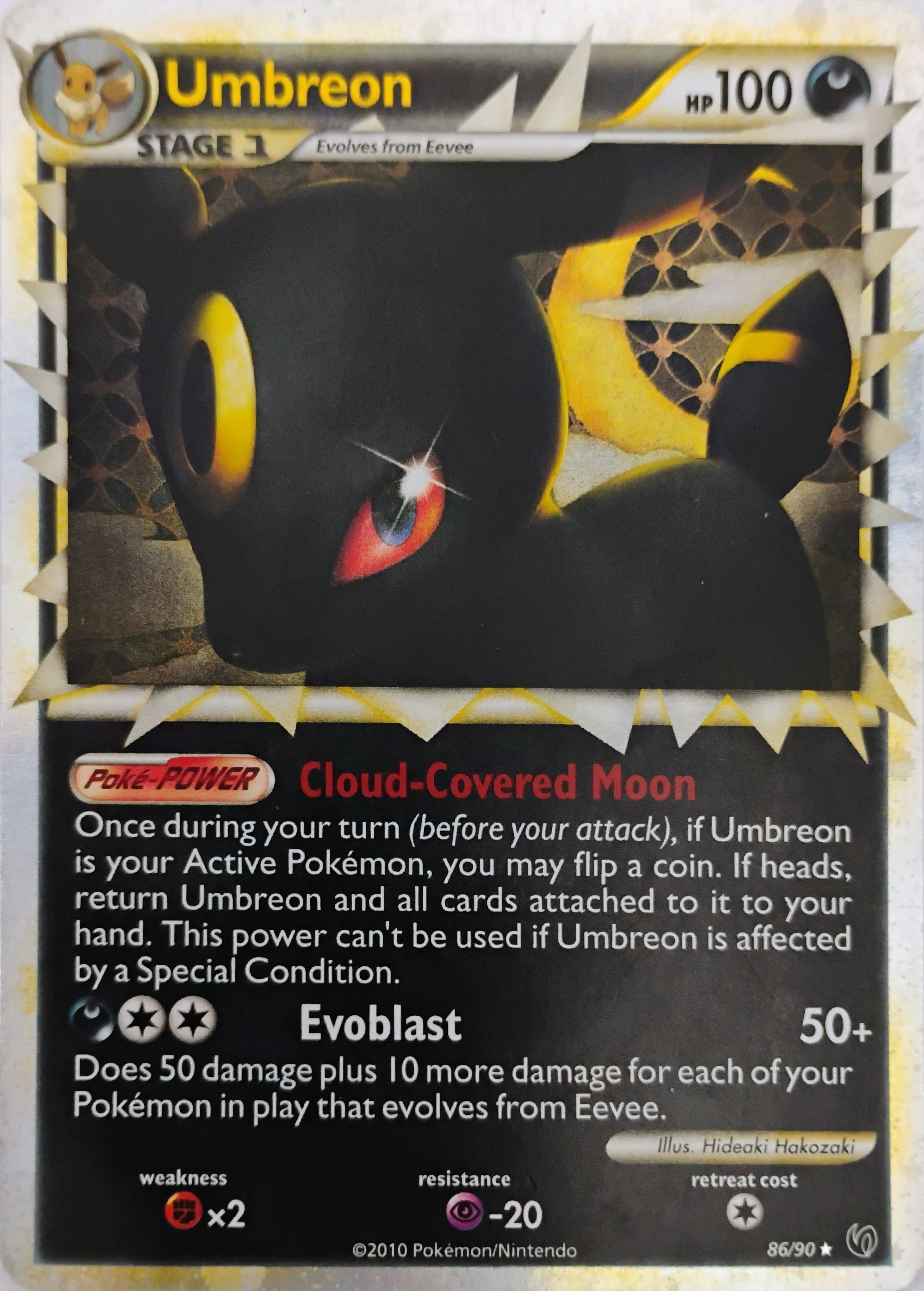Pokémon tcg Umbreon 86/90