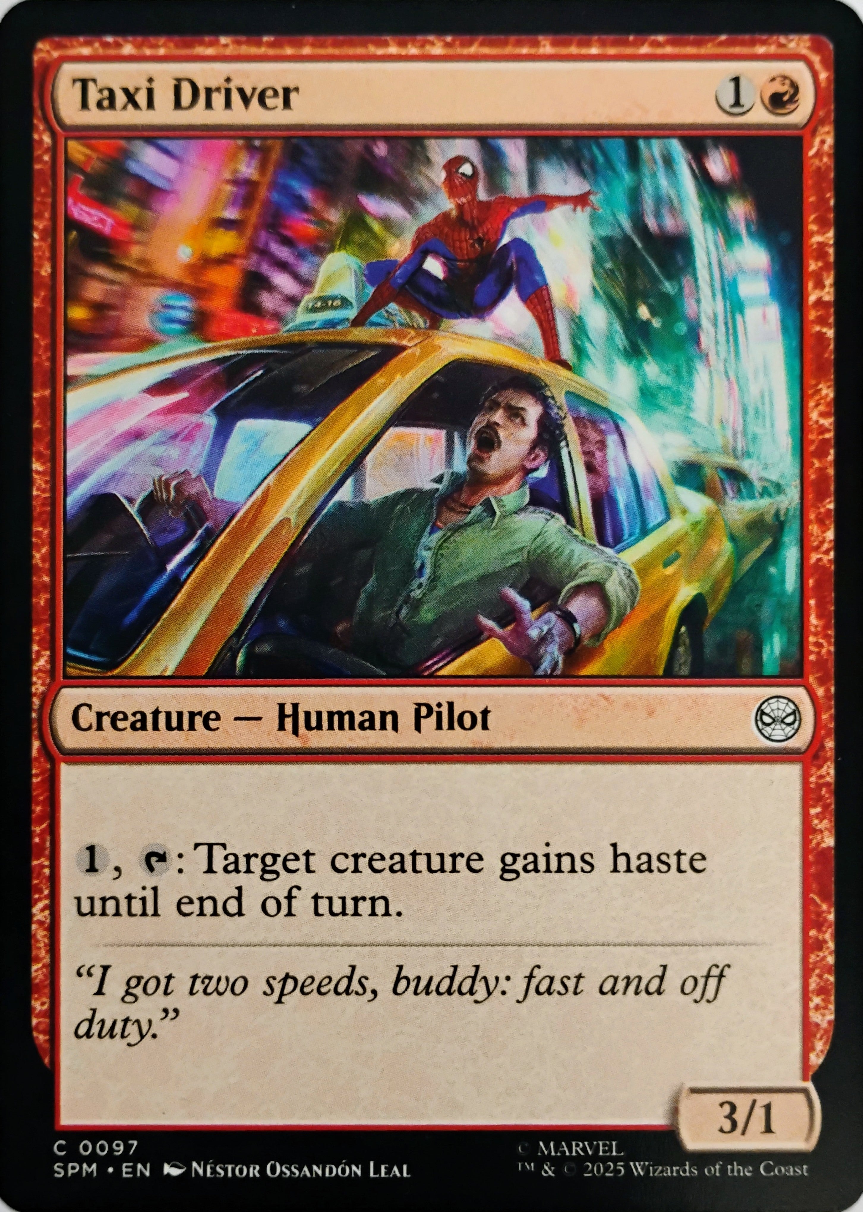 Magic tcg Taxi Driver 0097