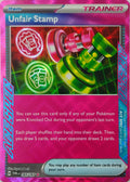 Pokémon tcg Unfair Stamp 165/167