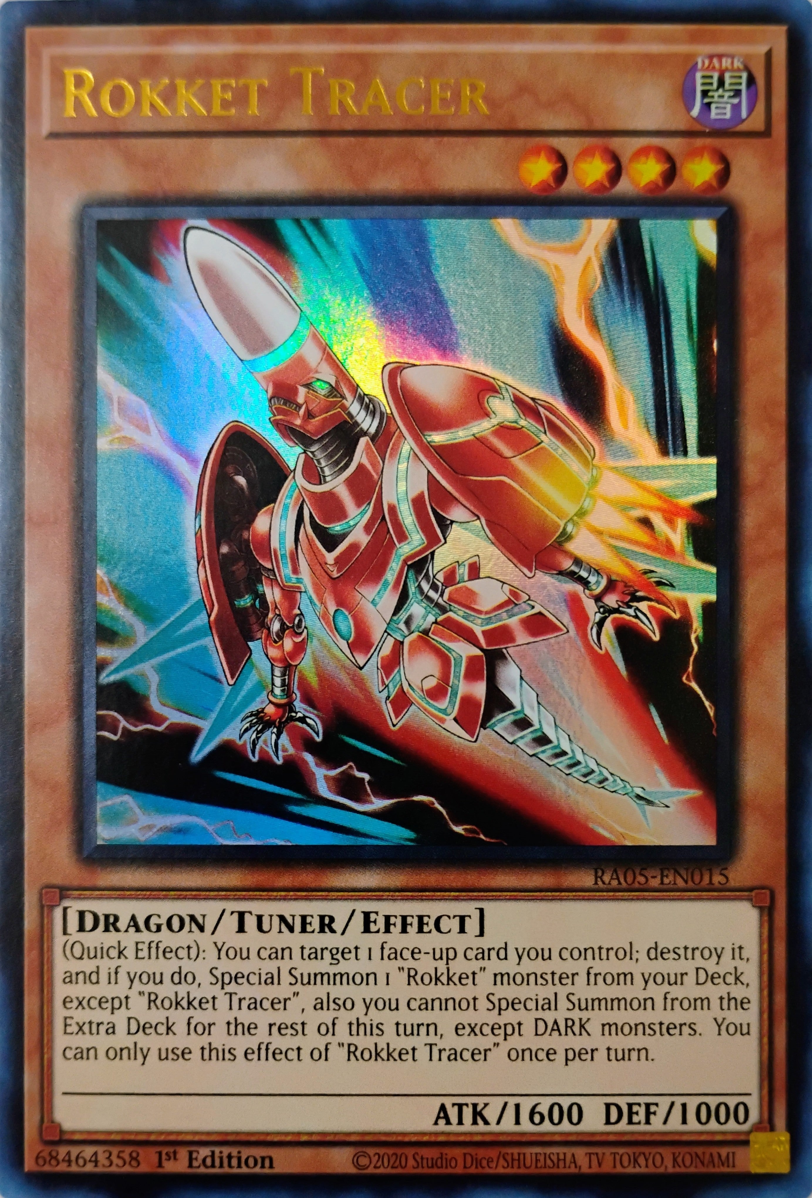 Yugioh! Rokket Tracer Ra05-en015 Ultra Rare