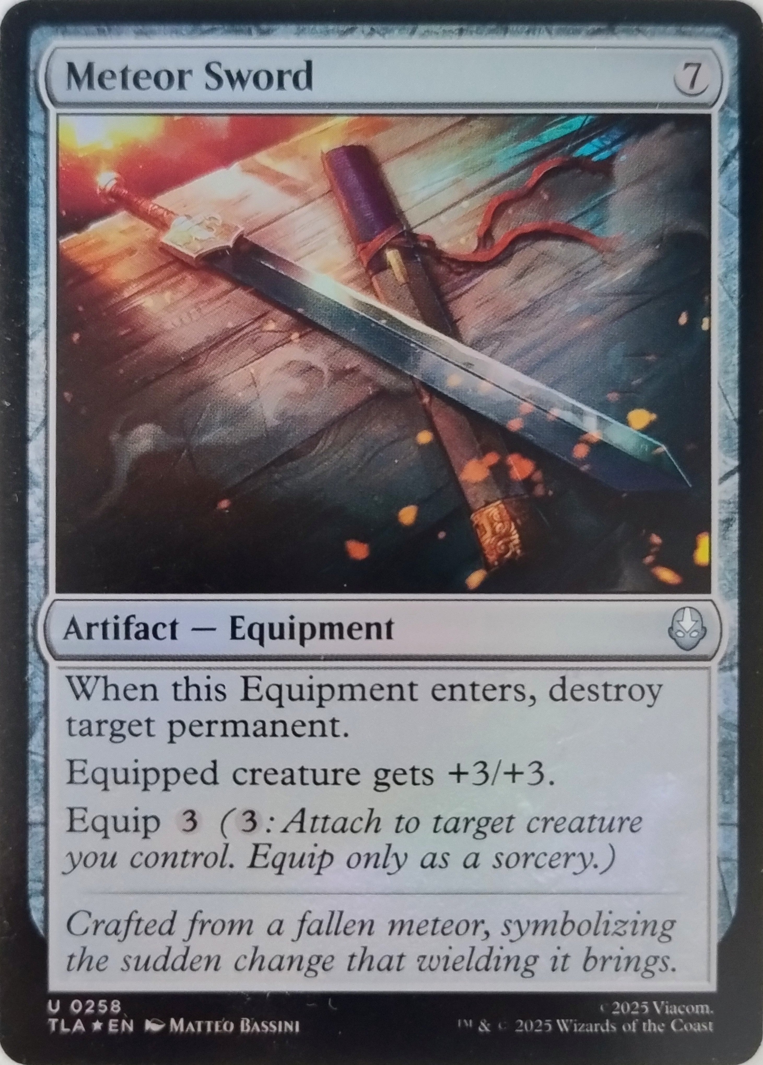 Magic Meteor Sword 0258 Foil