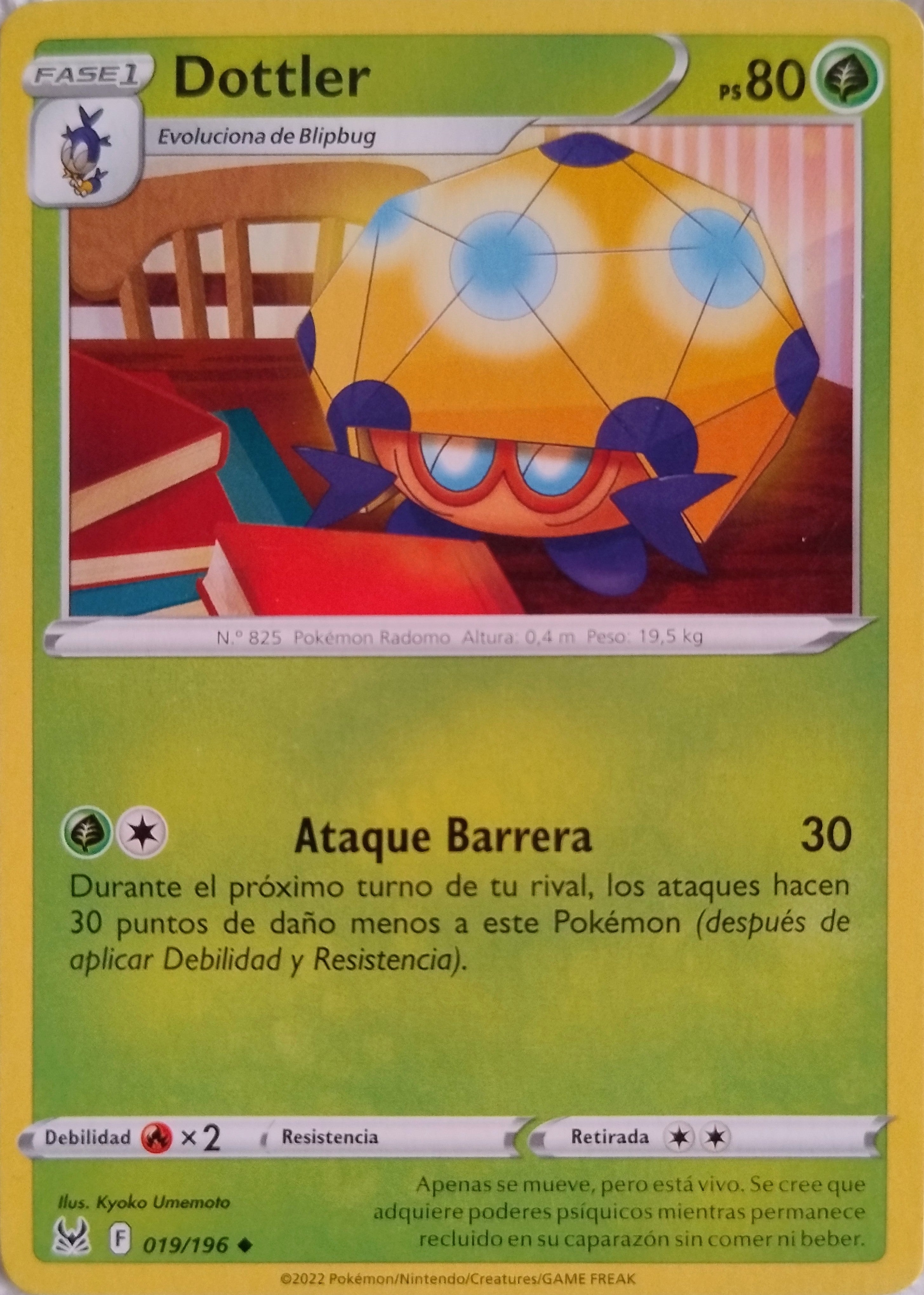 Pokémon Tcg Dottler 019/196 (Español)
