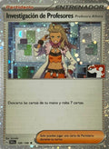 Pokémon Tcg Investigación De Profesores Profesora Albora 189/198 Holo Cosmo (Liga) (Español)
