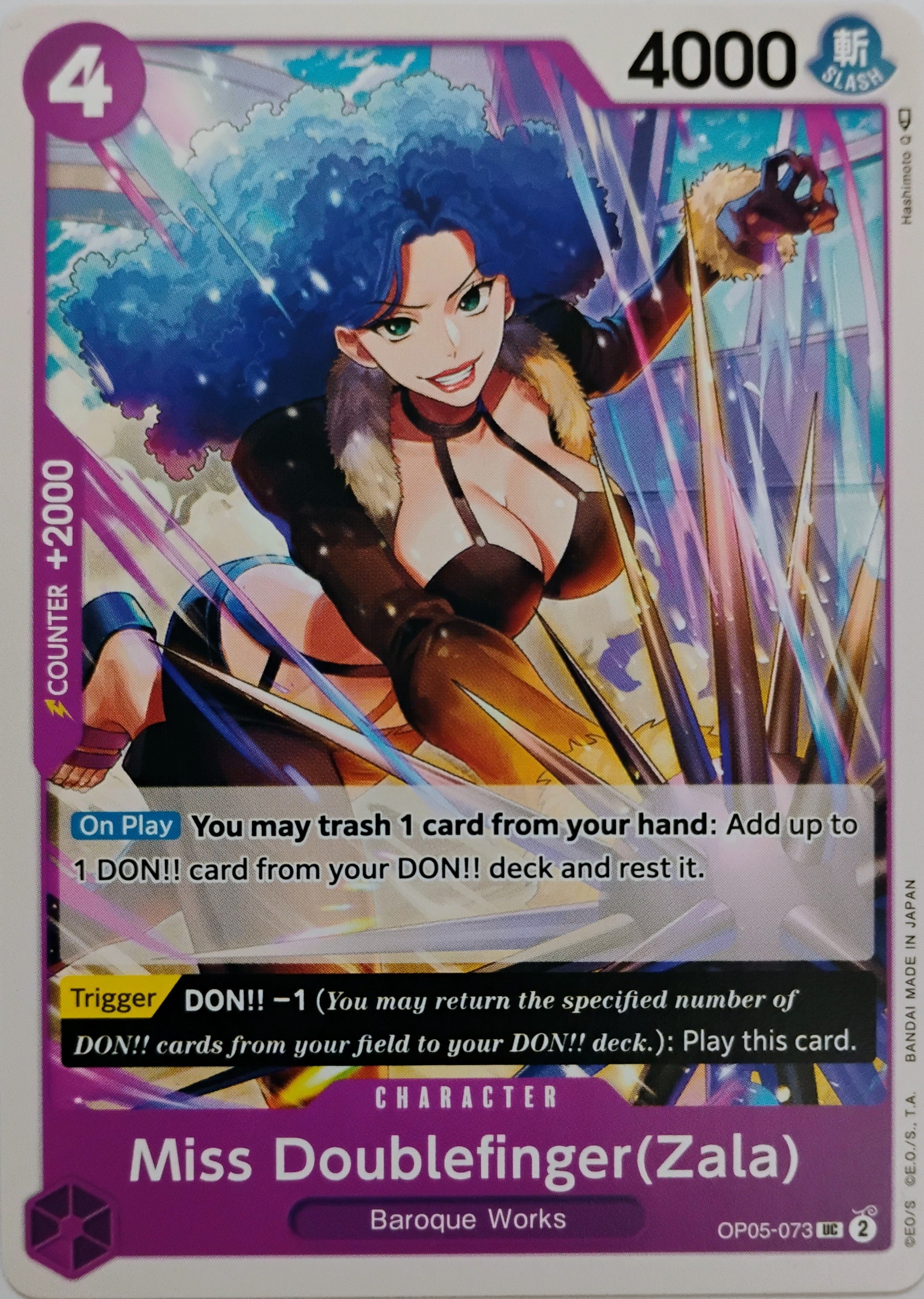 One Piece Tcg Miss Doublefinger (Zala) Op05-073