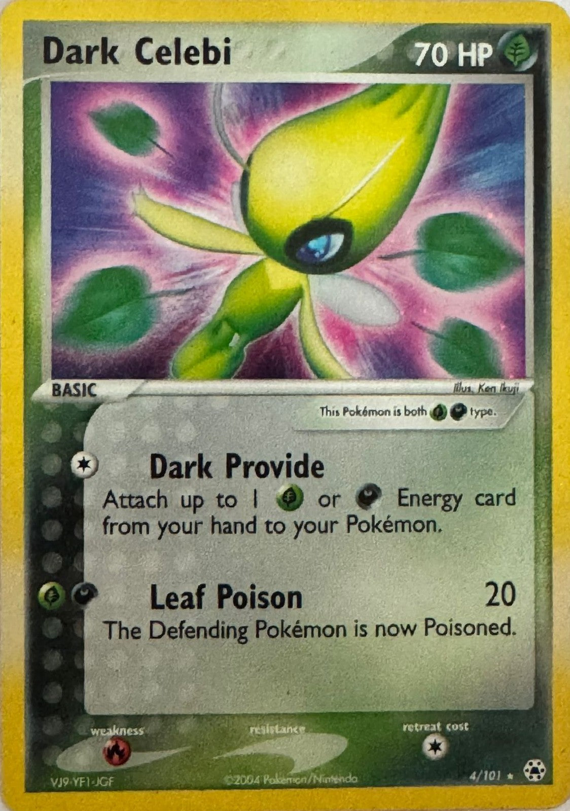 Pokemon tcg Dark Celebi 4/101 Holo Rare