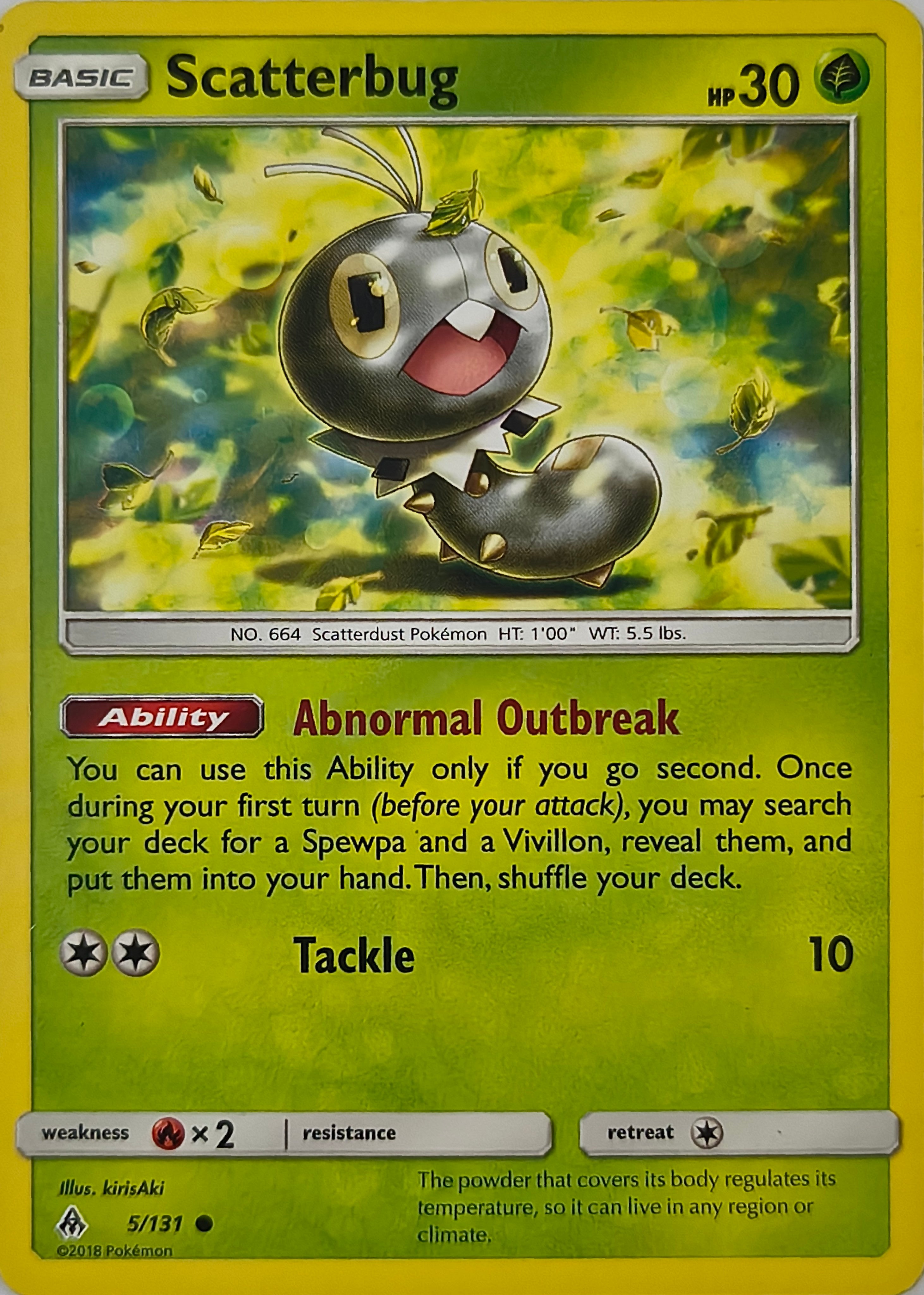 Pokémon tcg Scatterbug 5/131