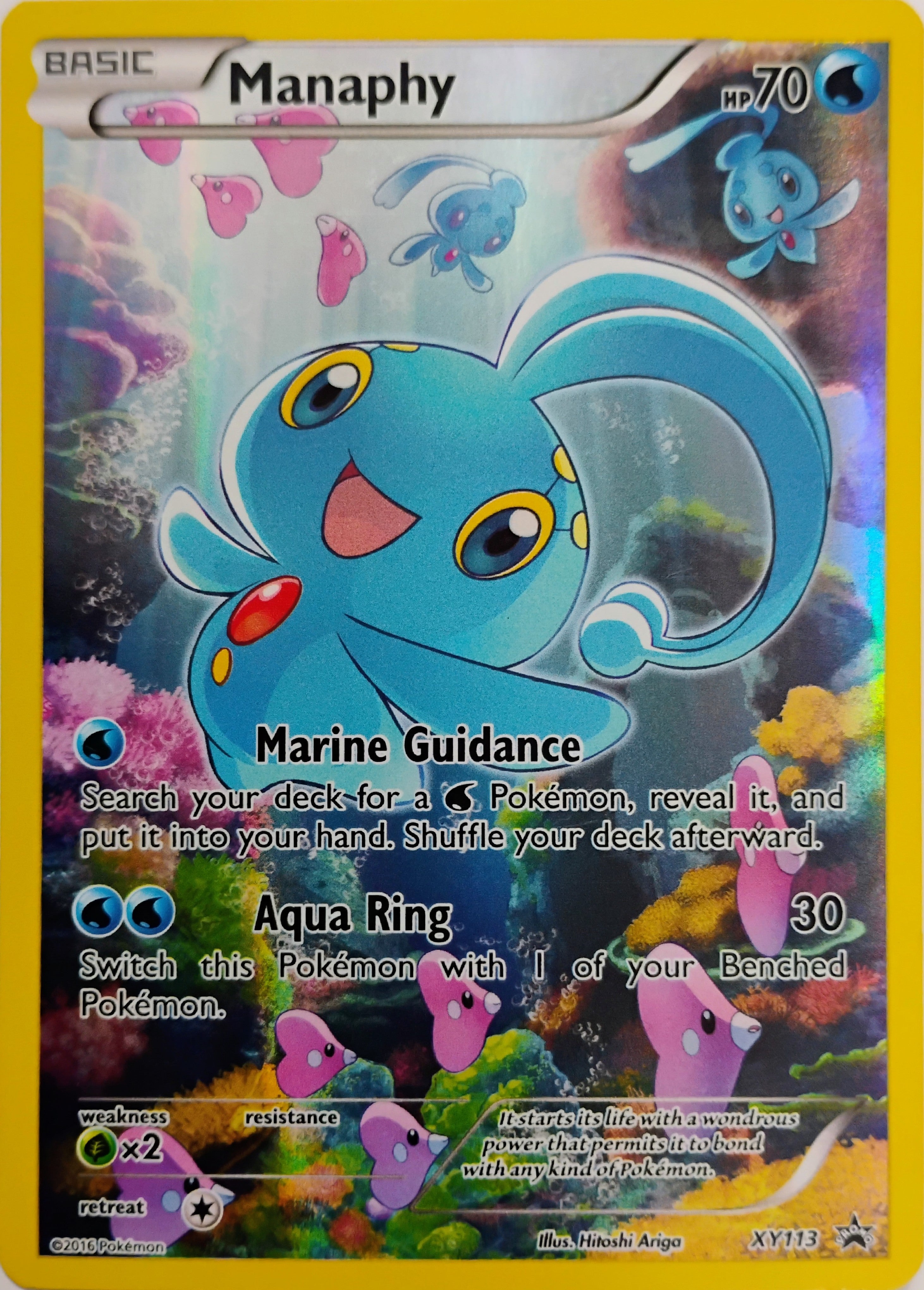 Pokémon tcg Manaphy Xy113 Promo