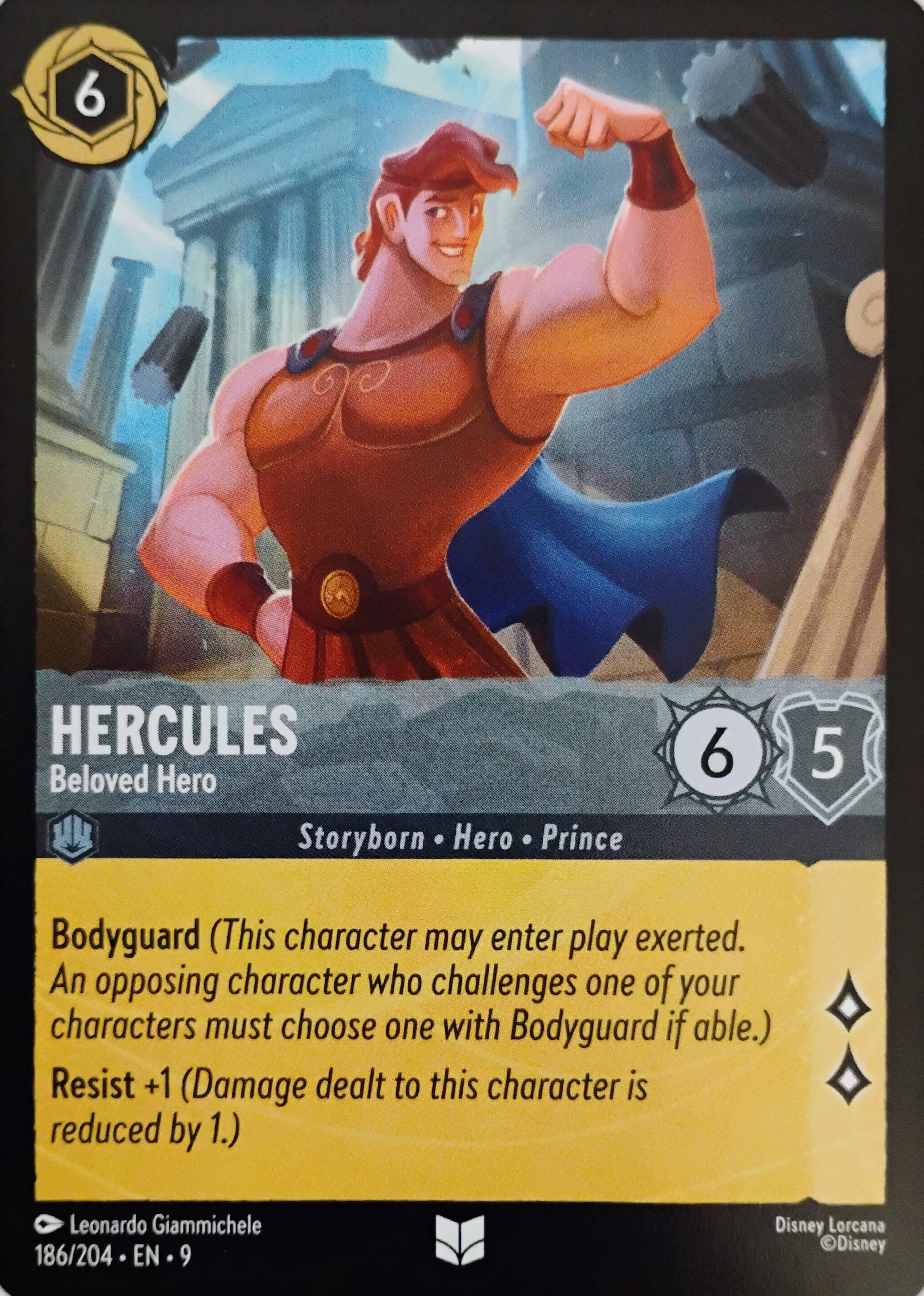 Disney Lorcana Hercules 186/204
