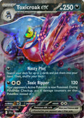 Pokémon tcg Toxicroak Ex 131/198