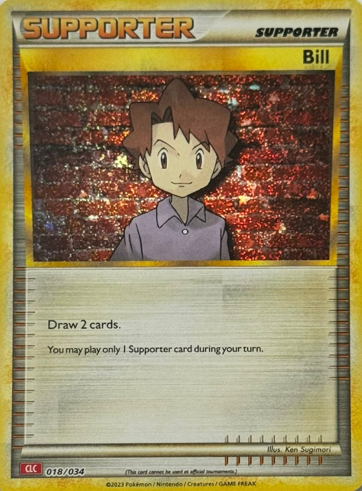Pokémon Tcg Bill 018/035 (CLC) Holo