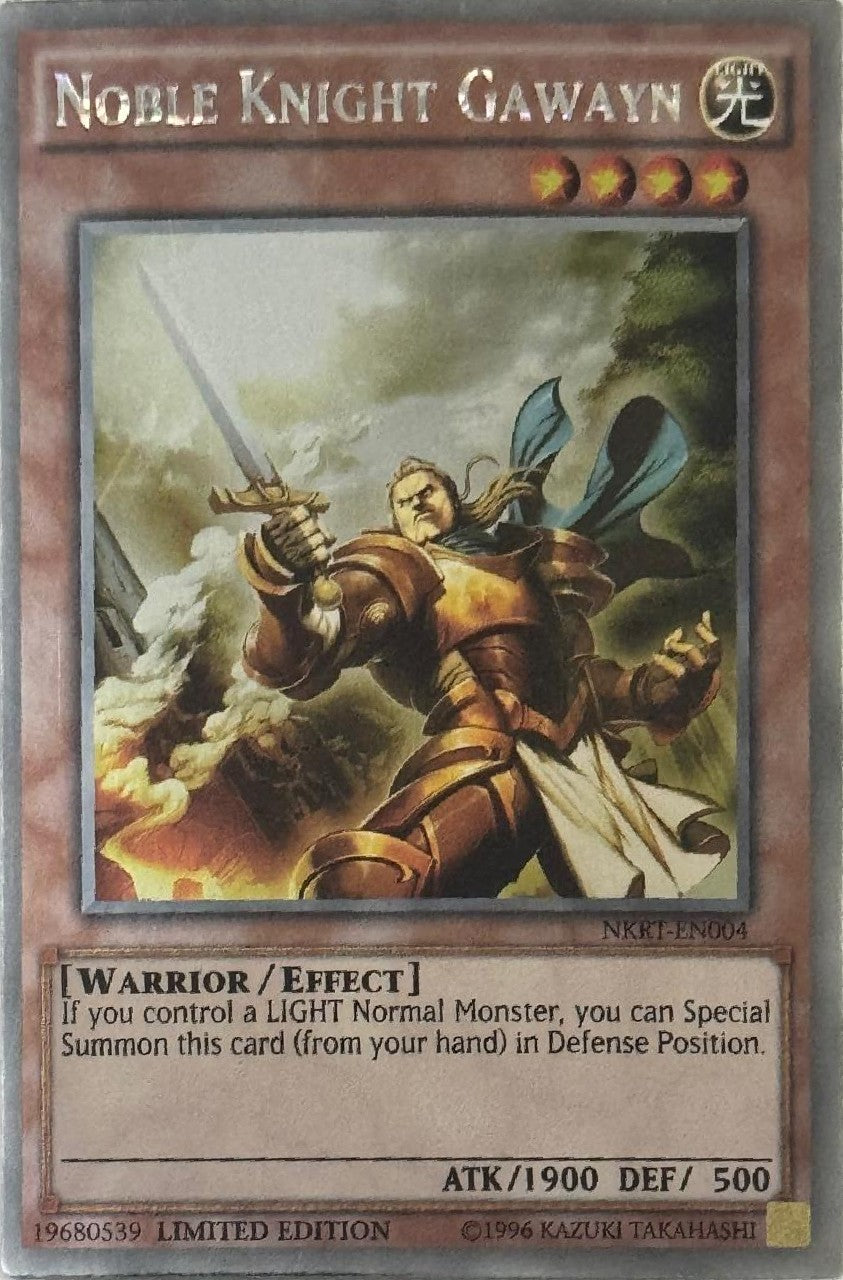 Yugioh! Noble Knight Gawayn NKRT-EN004 Platinum