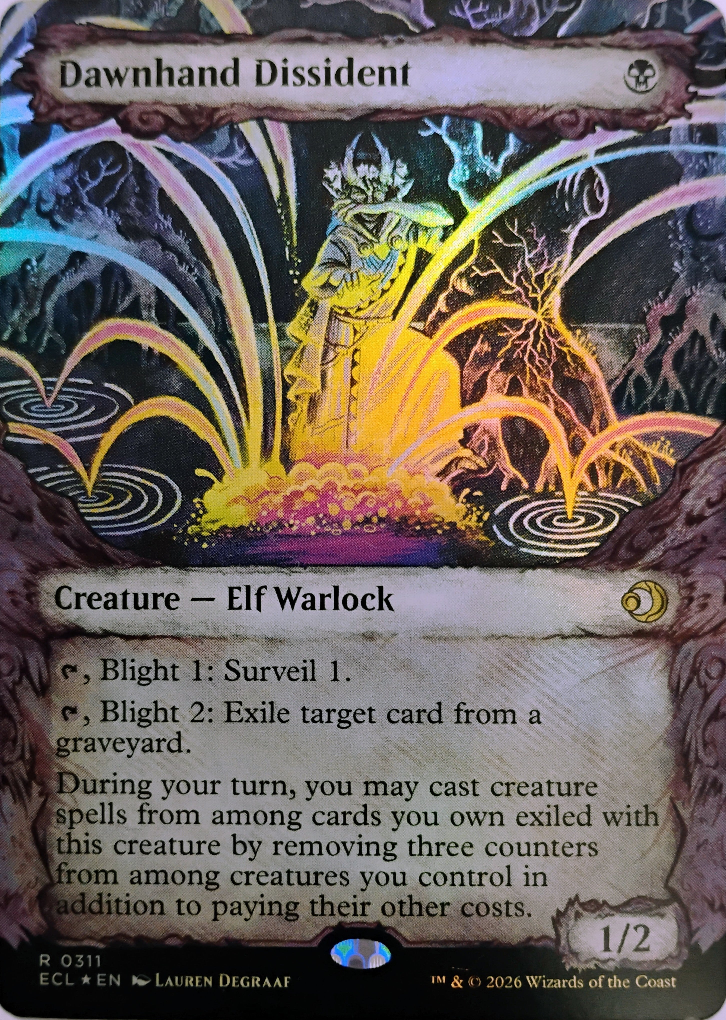 Magic tcg Dawnhand Dissident 0311 Foil