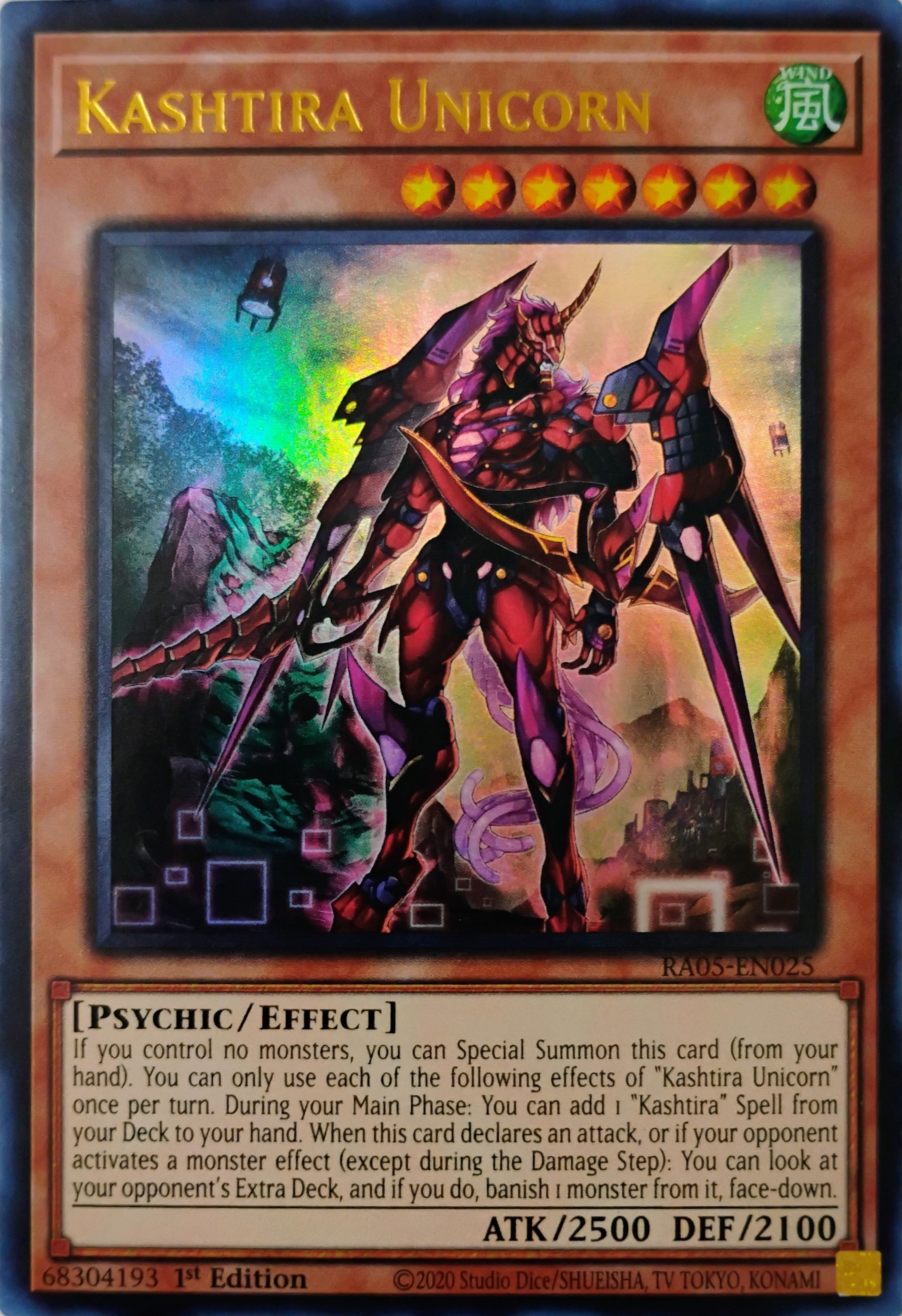 Yugioh! Kashtira Unicorn Ra05-en025 Ultra Rare