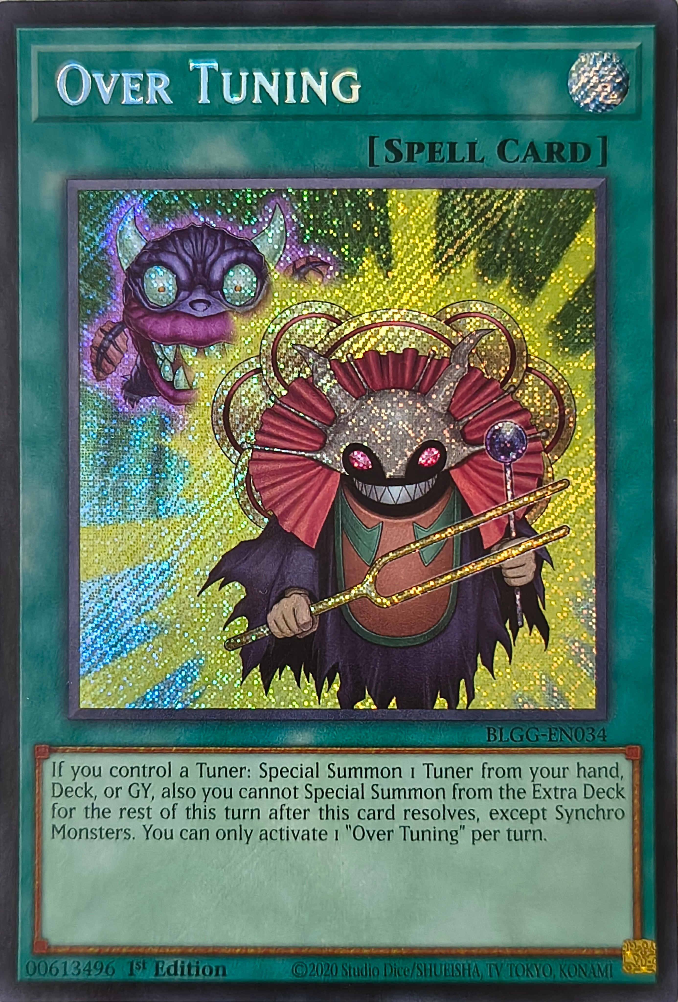 Yugioh! Over Tuning Blgg-en034 1st edition Secreta
