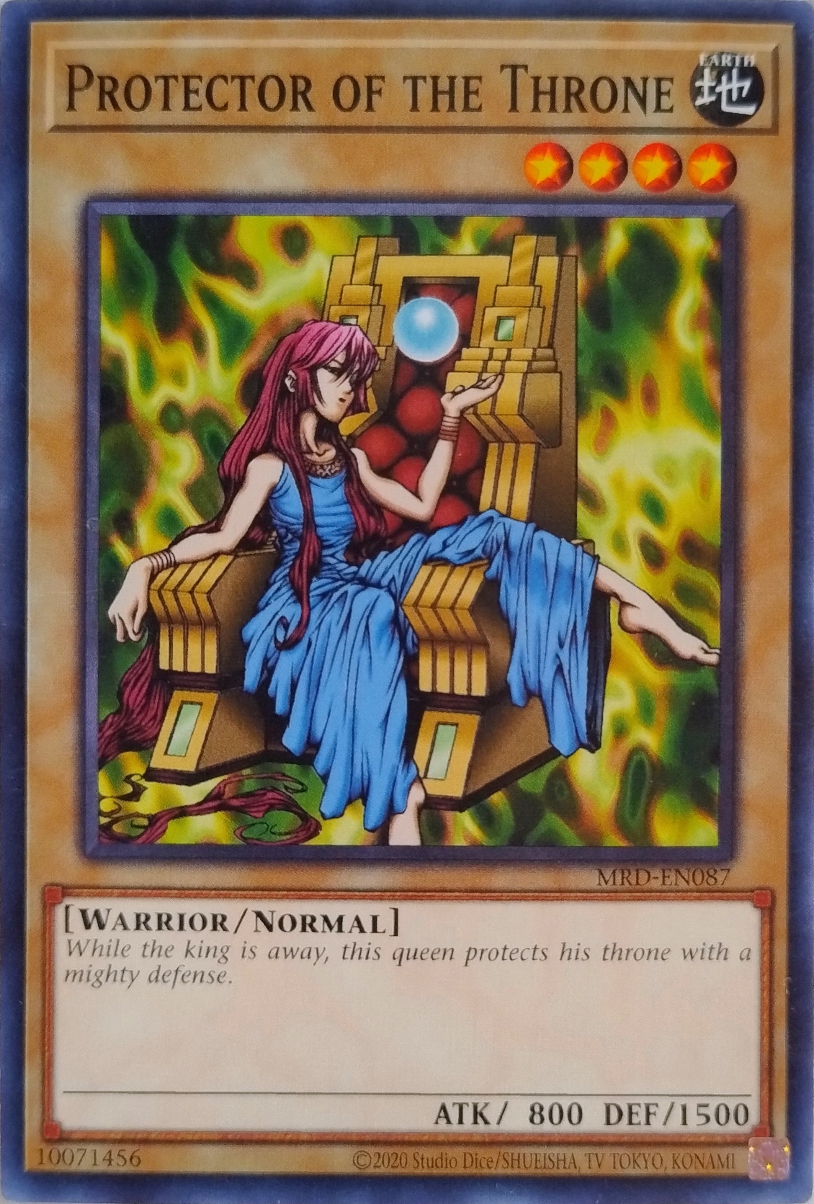 Yugioh! Protector Of The Throne Mrd-en087