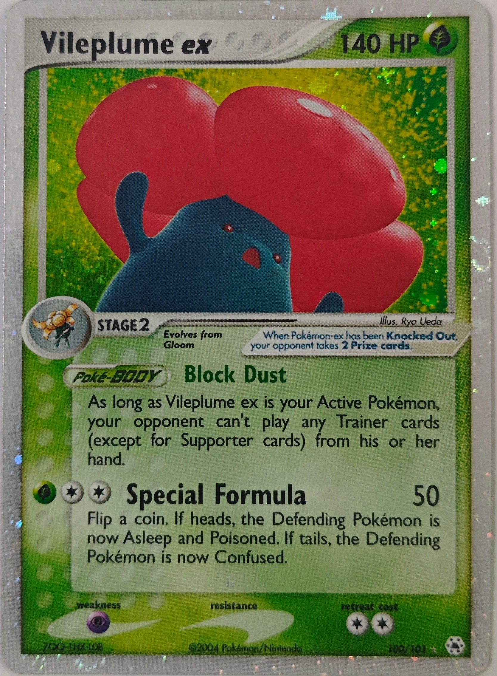 Pokémon Tcg Vileplume ex 100/101 Ultra Rare