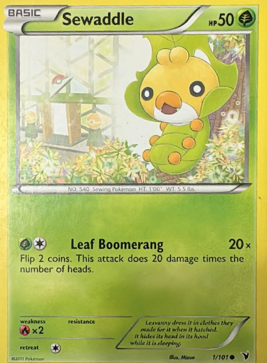 Pokémon Tcg Sewaddle 1/101