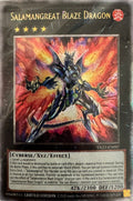 Yugioh! Salamangreat Blaze Dragon TN23-EN007 Quarter Century Secret Rare