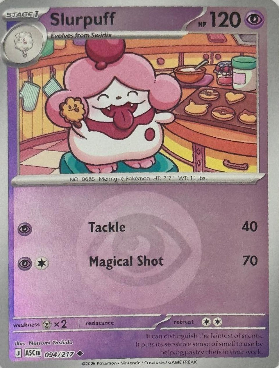 Pokémon Tcg Slurpuff 094/217 (Energy Símbol)