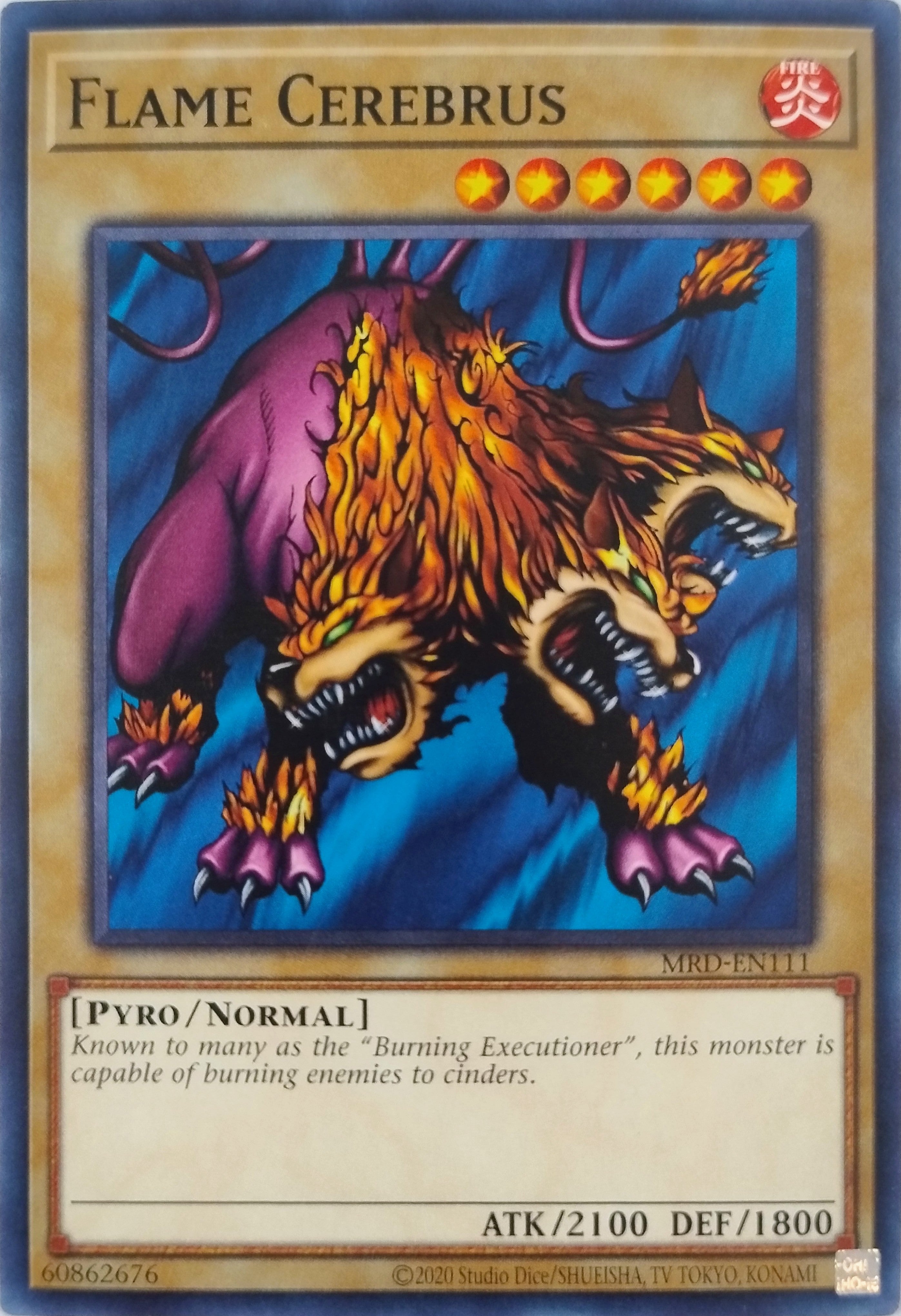 Yugioh! Flame Cerebrus Mrd-en111