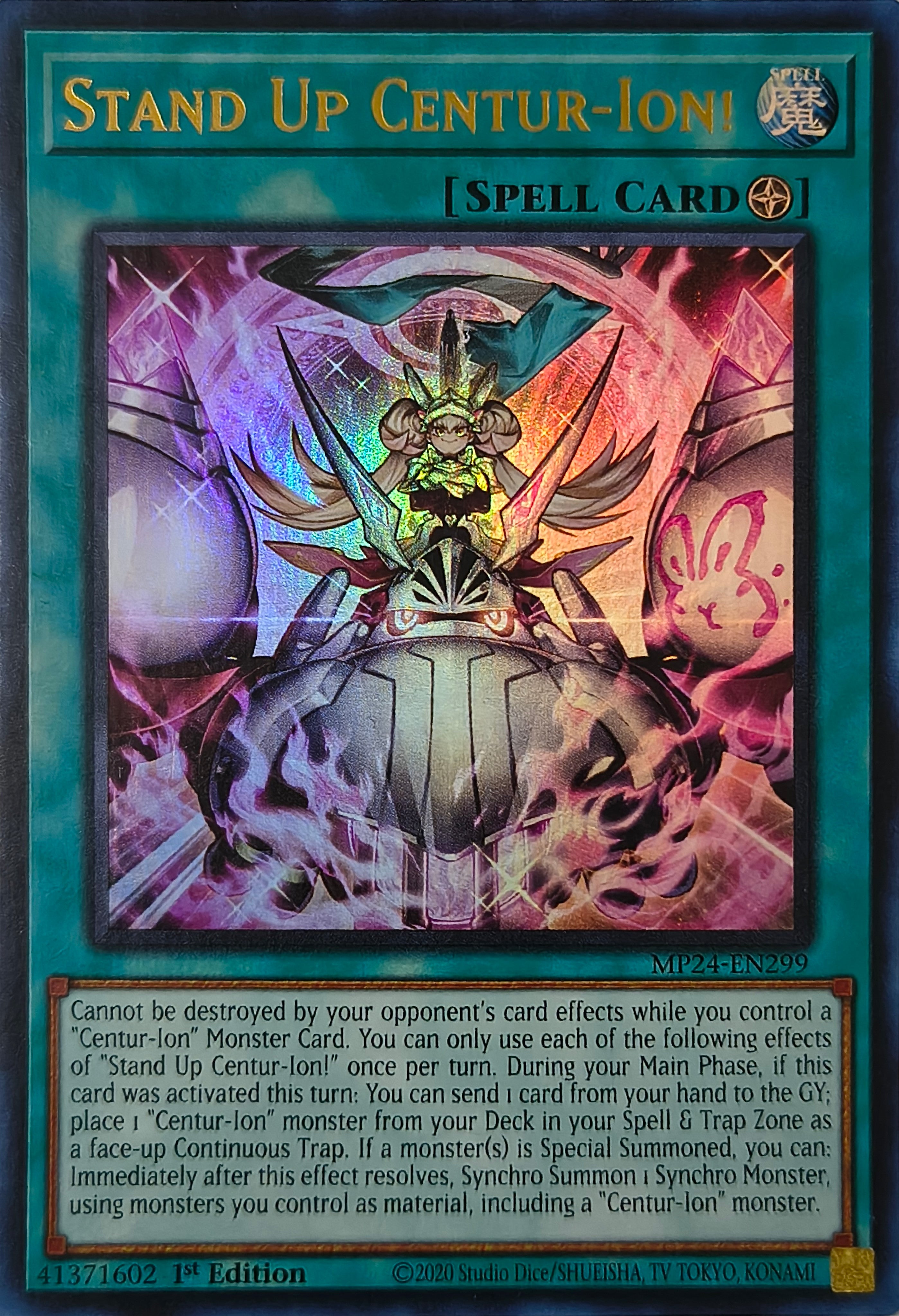 Yugioh! Stand Up Centur-ion! Mp24-en299 1st Edition Ultra Rare
