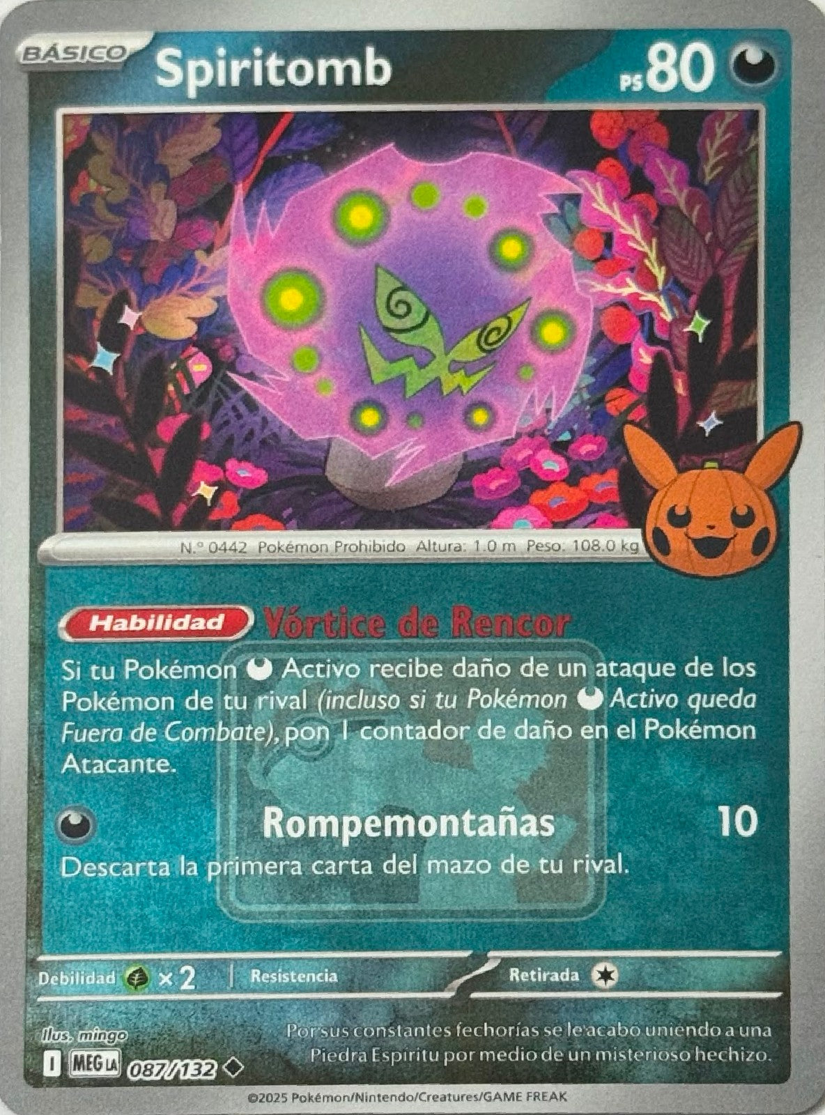 Pokémon Tcg Spiritomb 087/132 Legue (TTBB) (Español)