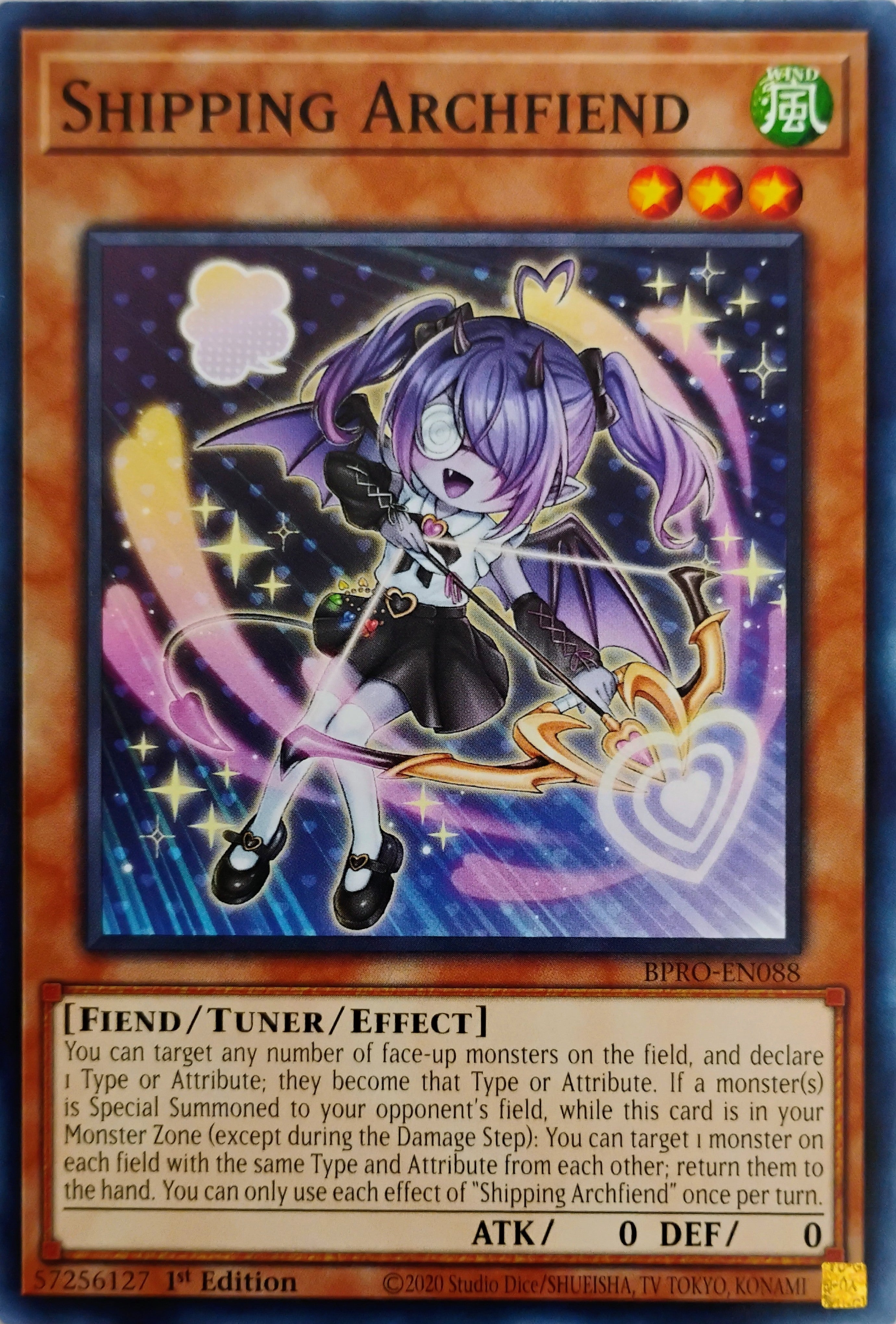 Yugioh! Shipping Archfiend Bpro-en088