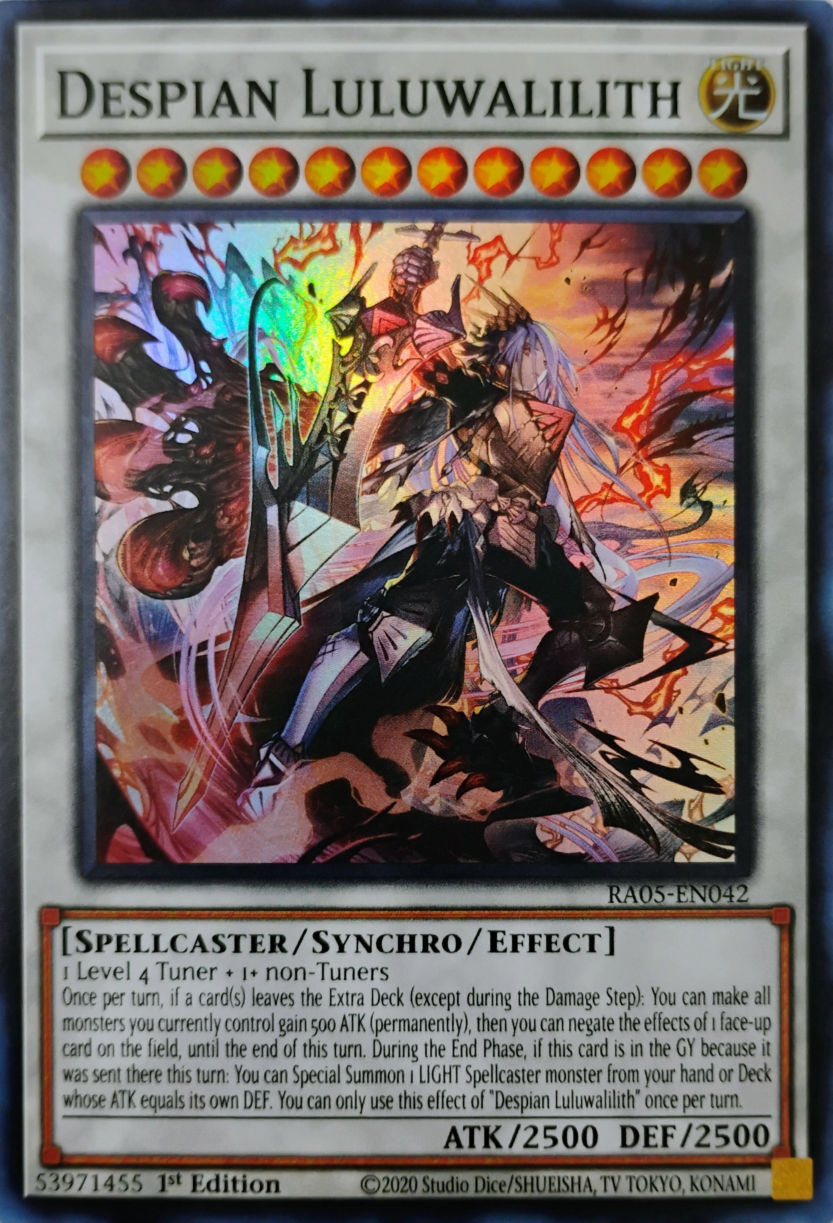 Yugioh! Despian Luluwalilith Ra03-en042 Super Rare