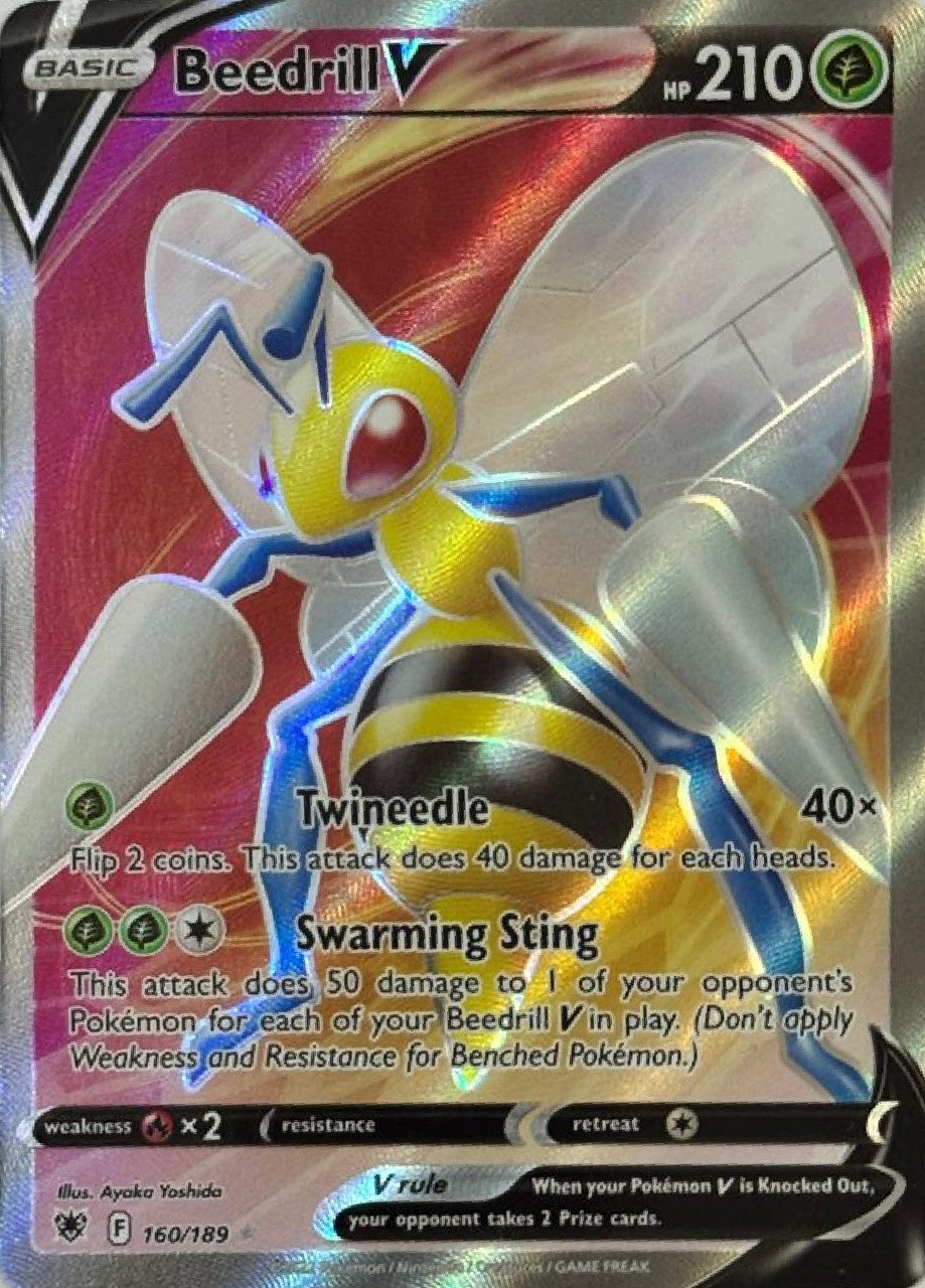 Pokémon Tcg Beedrill V 160/189