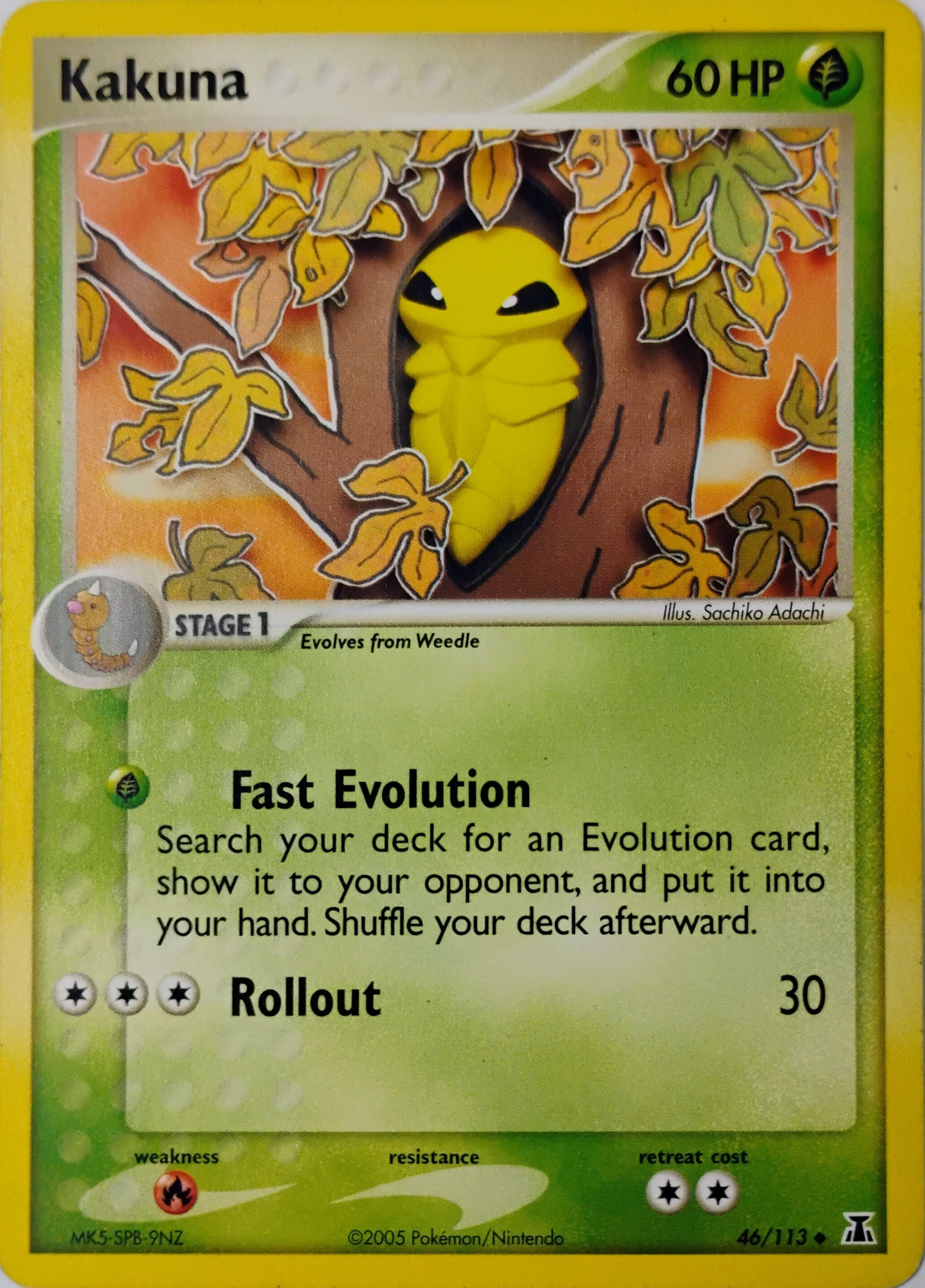 Pokémon tcg Kakuna 46/113