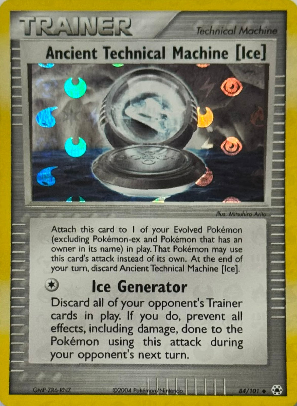 Pokémon Tcg Ancient Technical Machine (Ice) 84/101 Holo