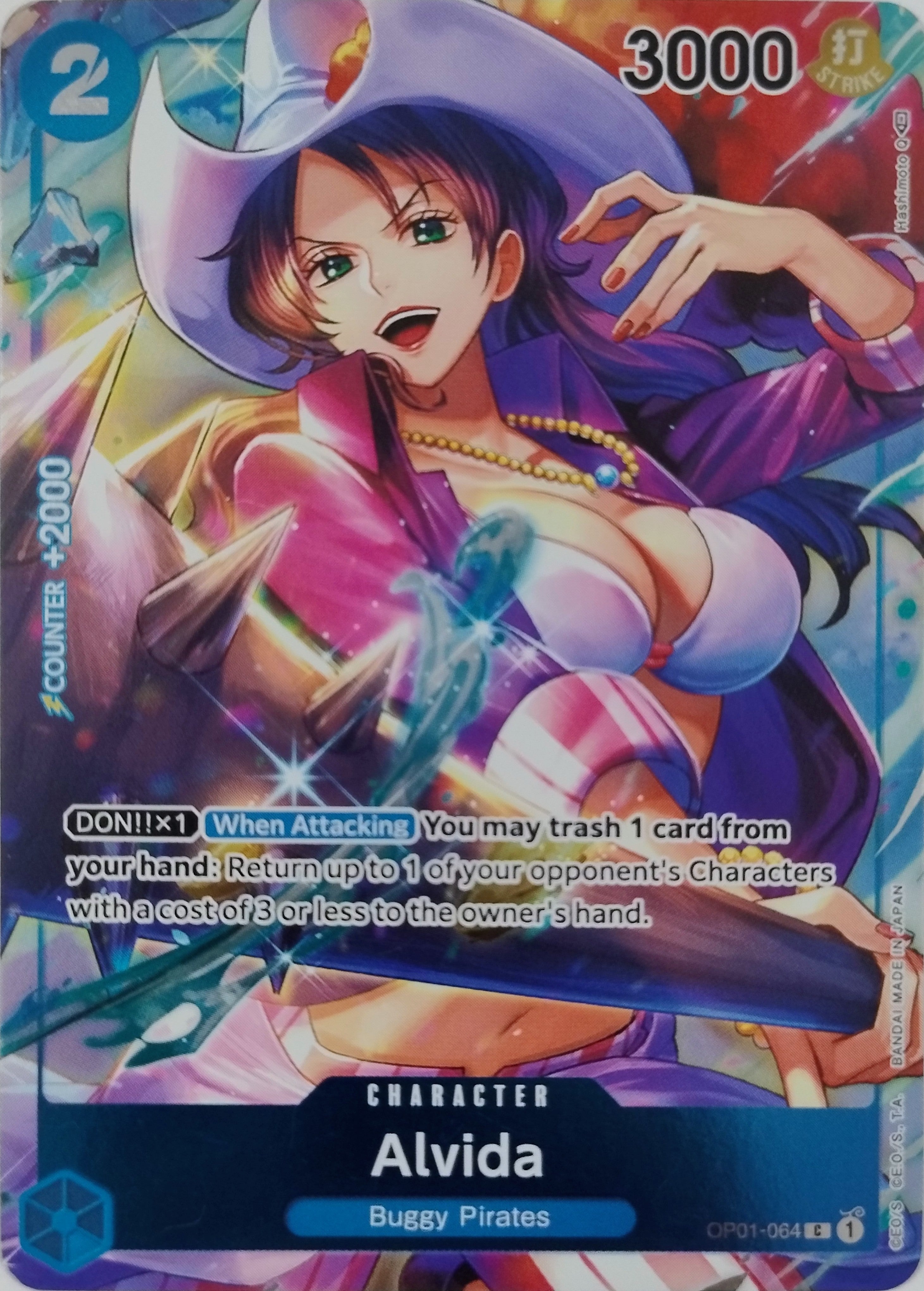 One Piece Alvida Op01-064 Foil