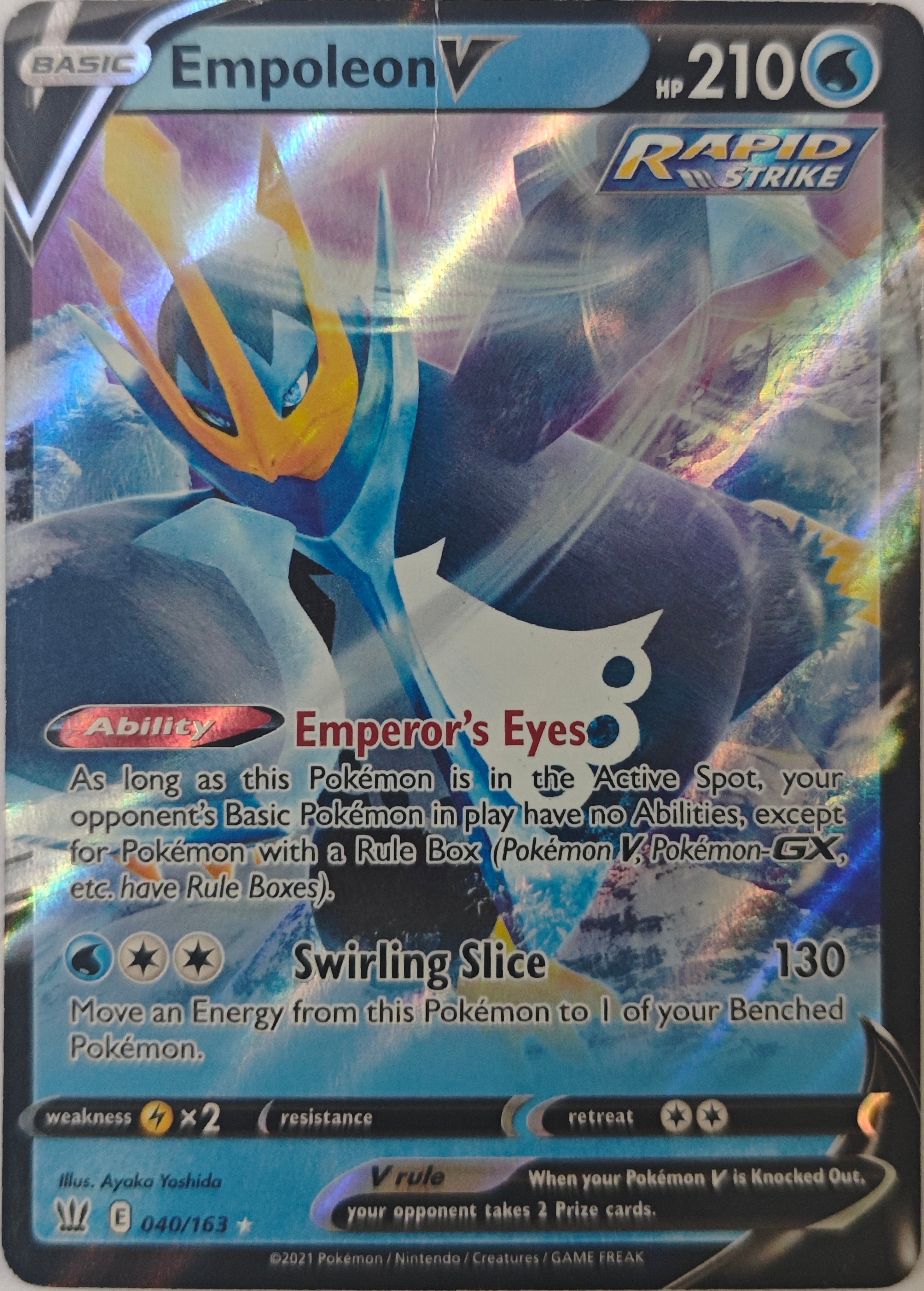 Pokémon Tcg Empoleon V 040/163