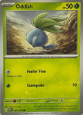 Pokémon Tcg Oddish 001/197