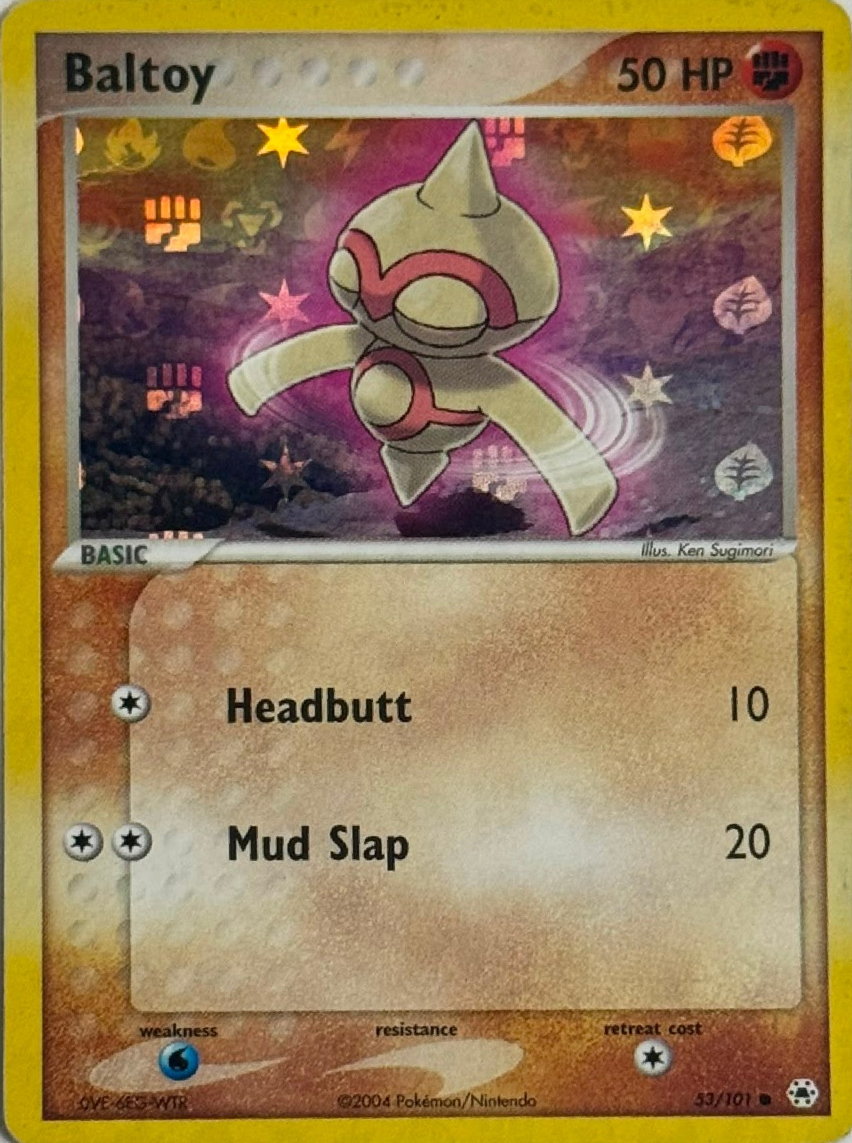 Pokémon Tcg Baltoy 53/101 Holo