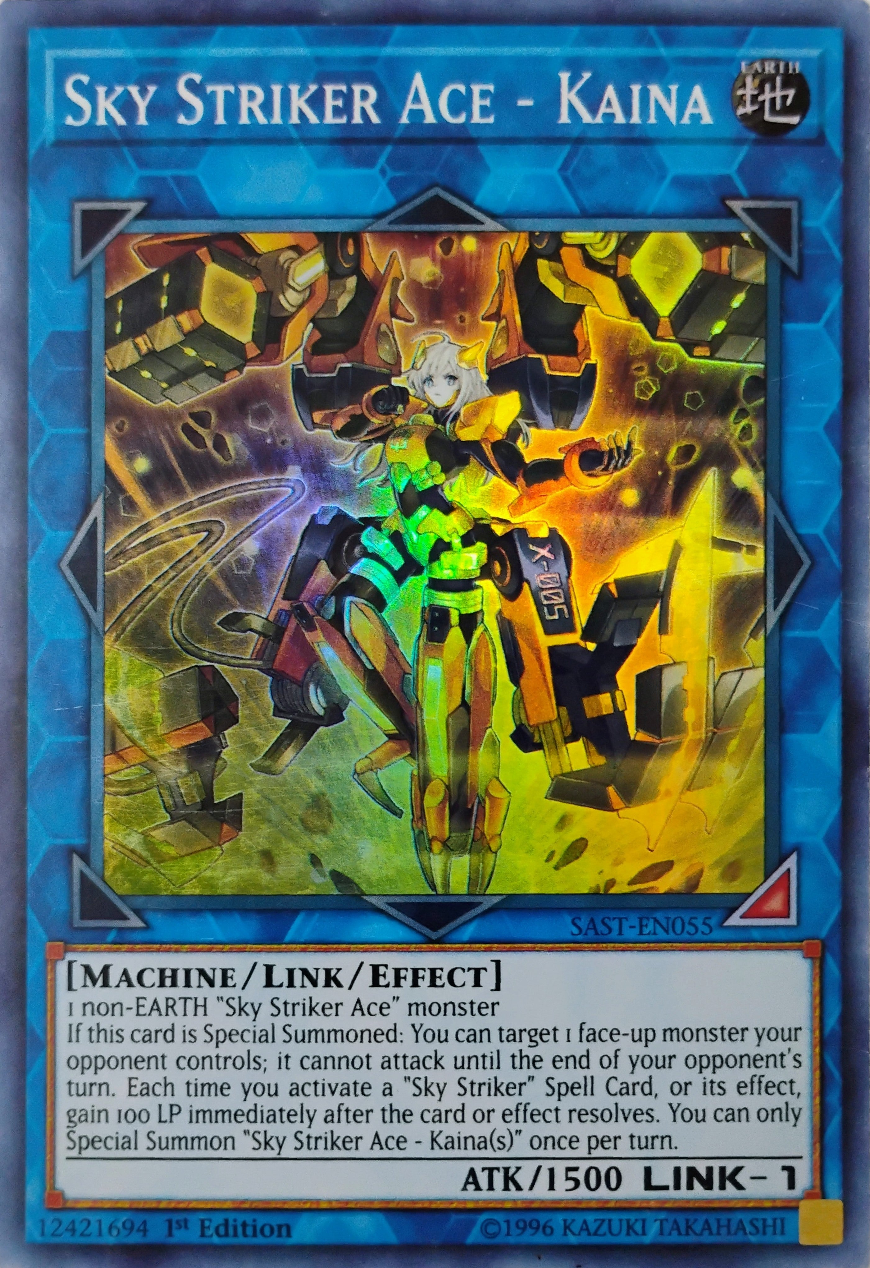 Yugioh! Sky Striker Ace - Kaina Sast-en055 Super Rare