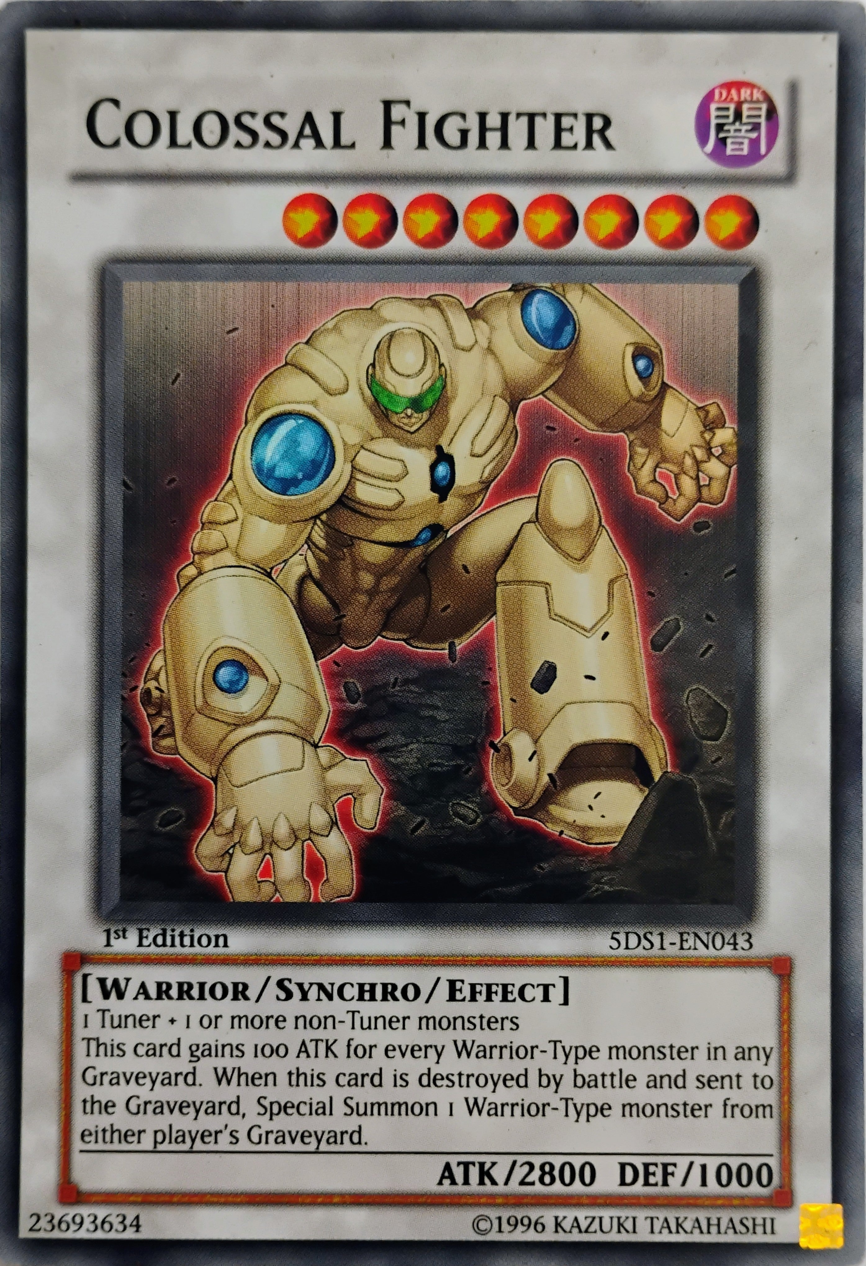 Yugioh! Colossal Fighter 5ds1-en043 1st Edition Super rare