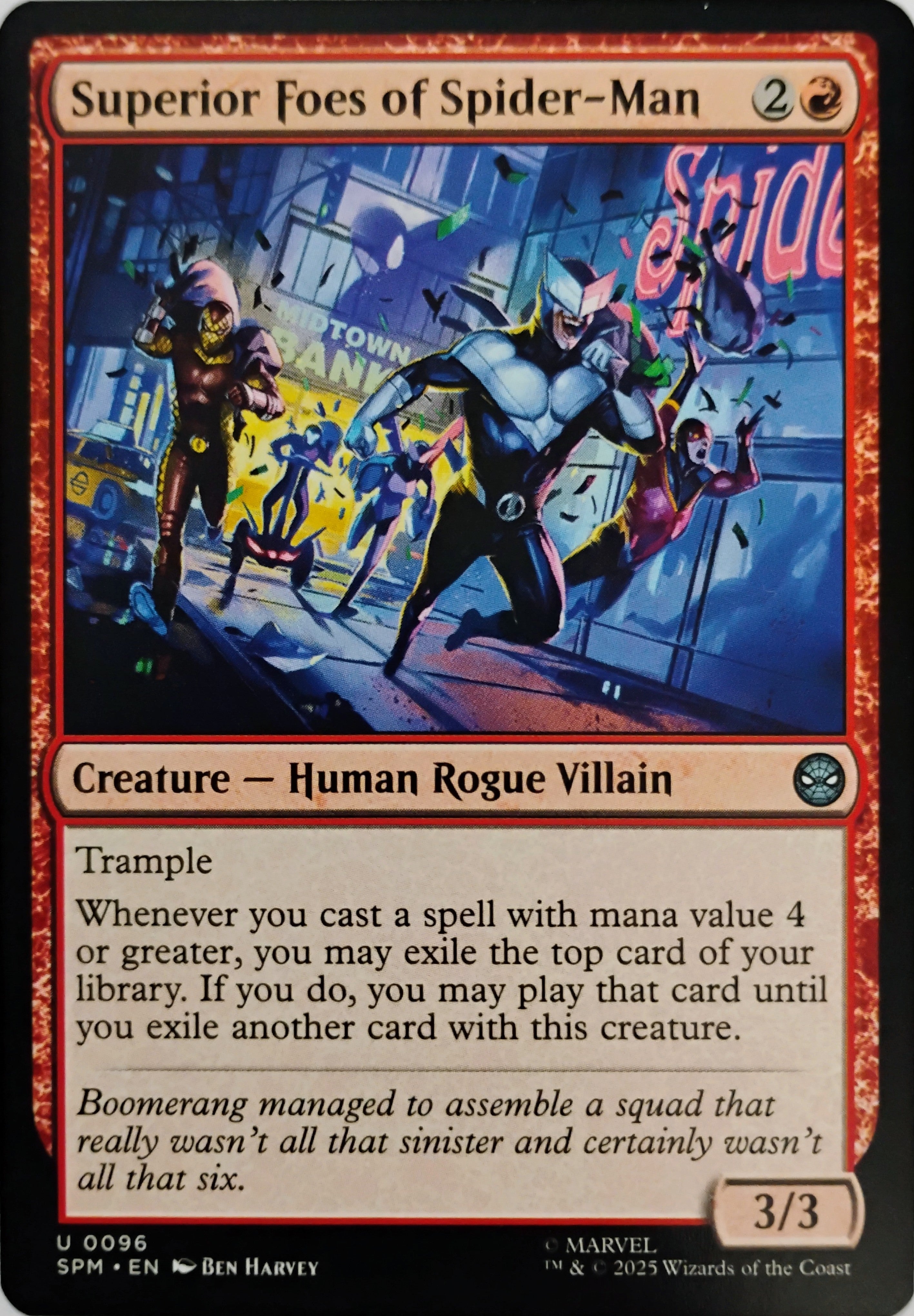 Magic Superior Foes Of Spider-man U 0096