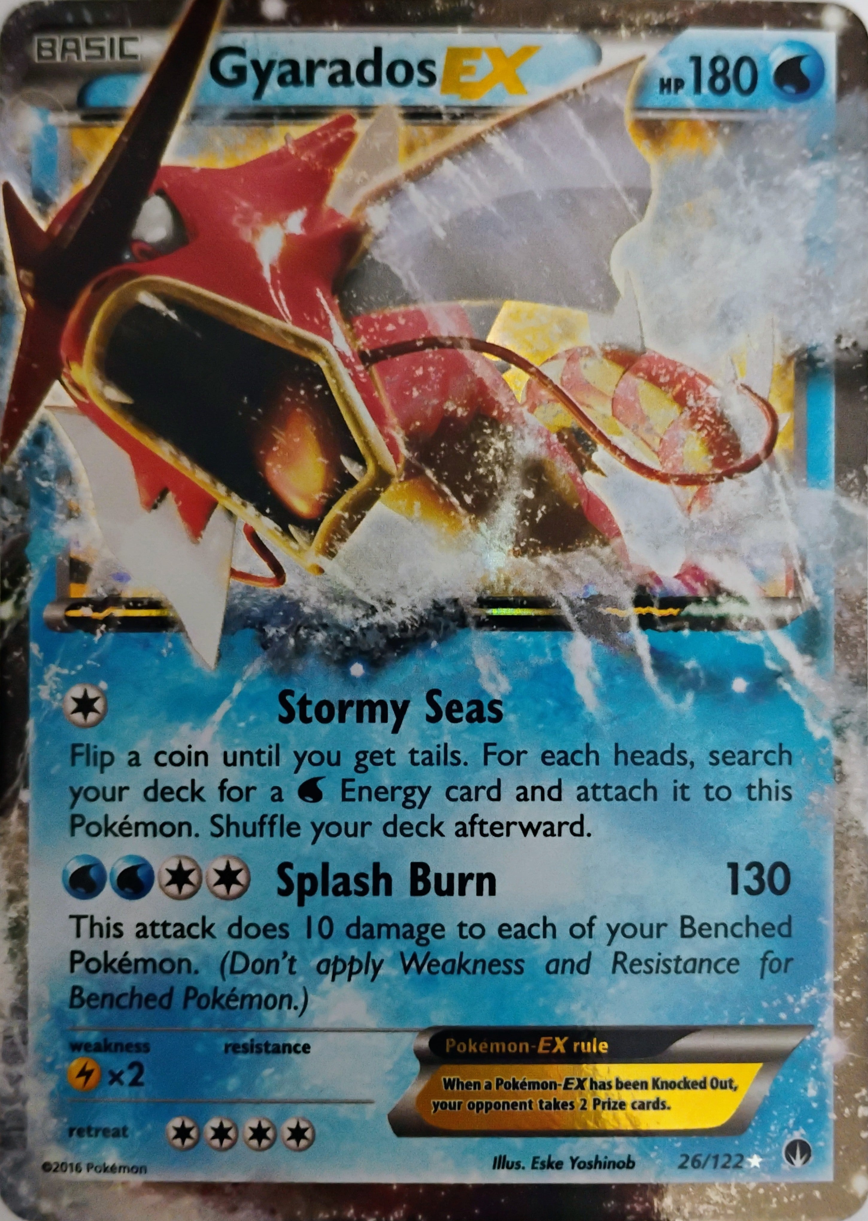Pokémon tcg Gyarados Ex 26/122