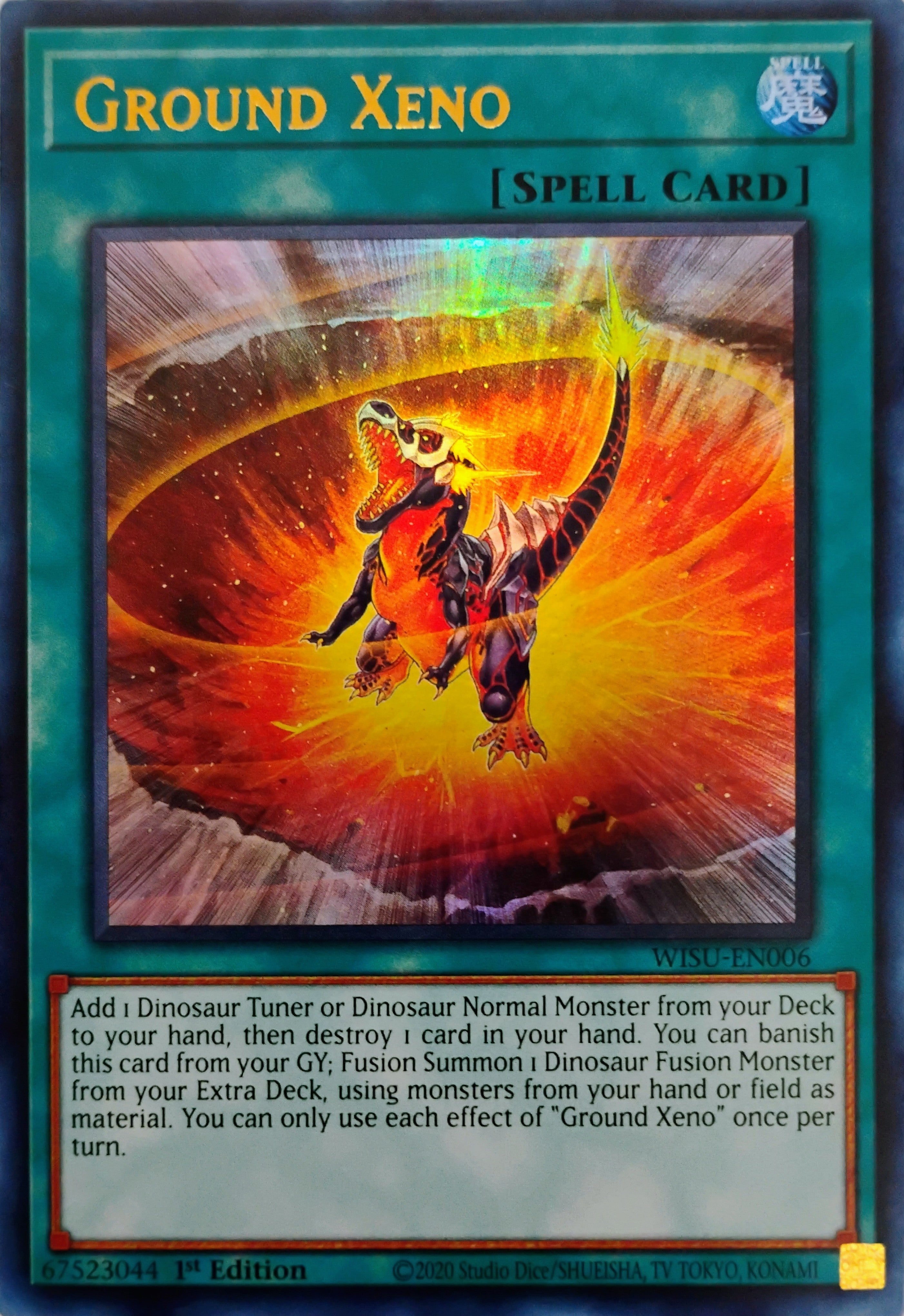 Yugioh! Ground Xeno Wisu-en006 1st edition Ultra Rare