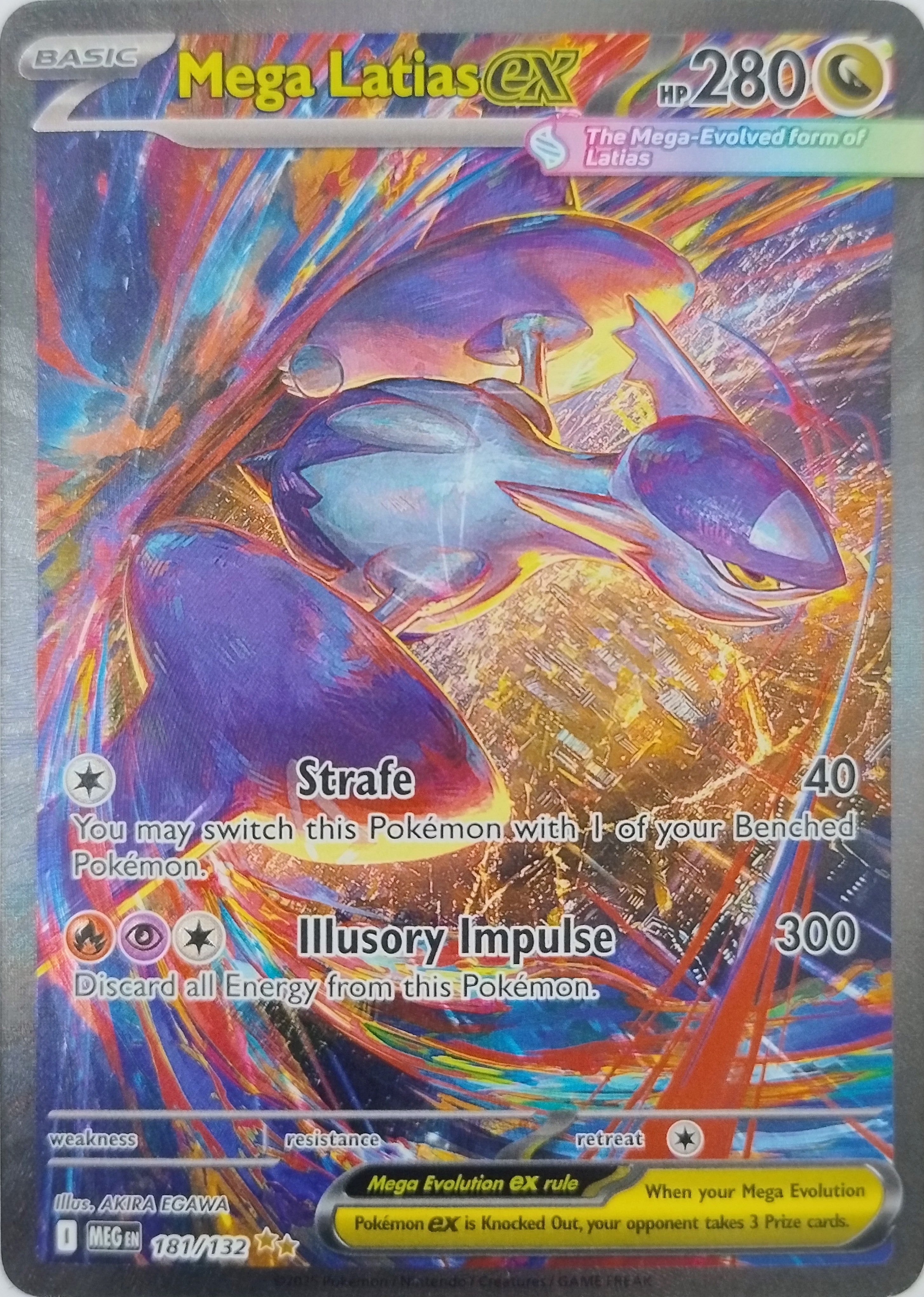 Pokémon Tcg Mega Latias Ex 181/132