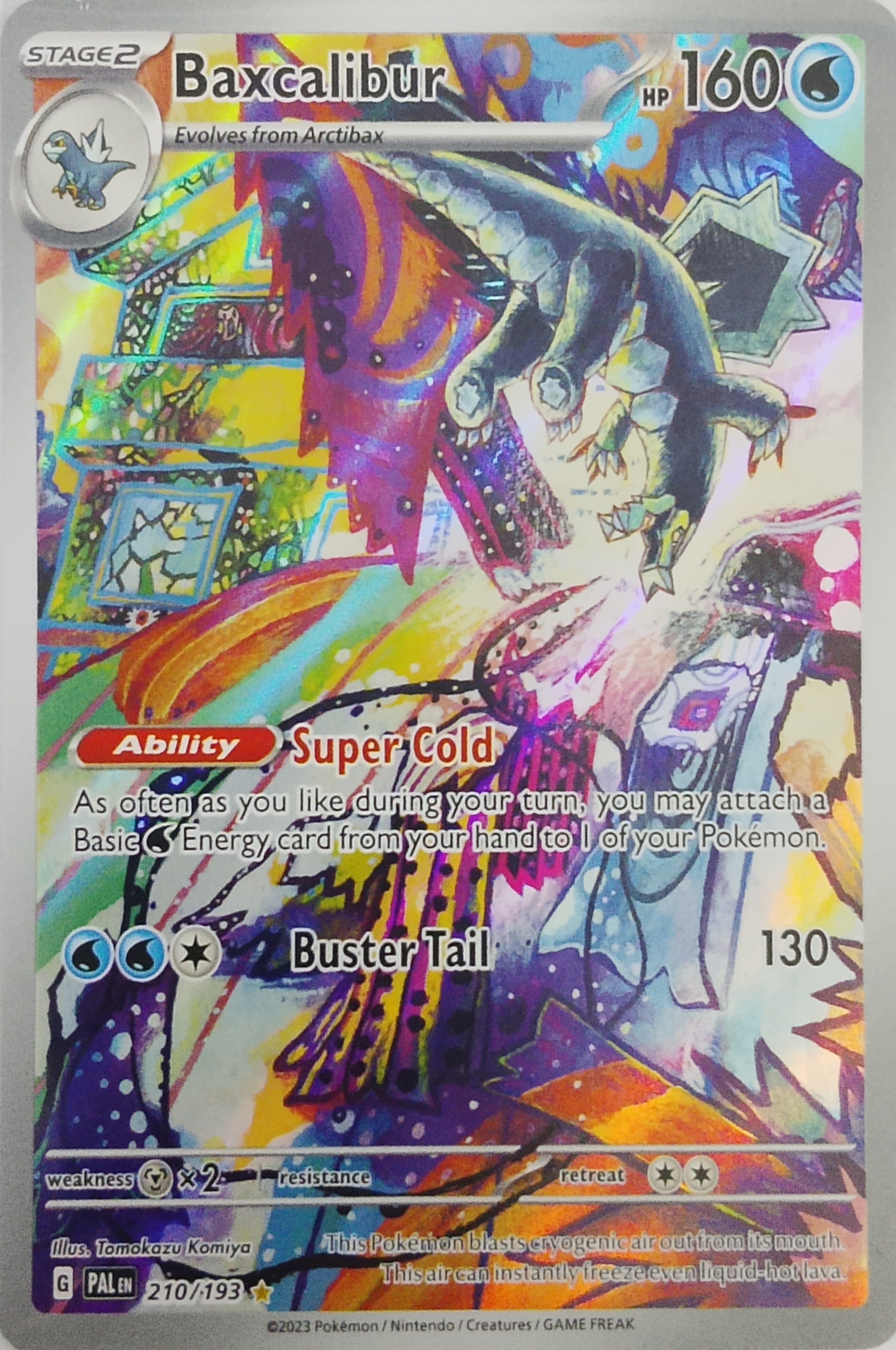 Pokémon Tcg Baxcalibur 210/193
